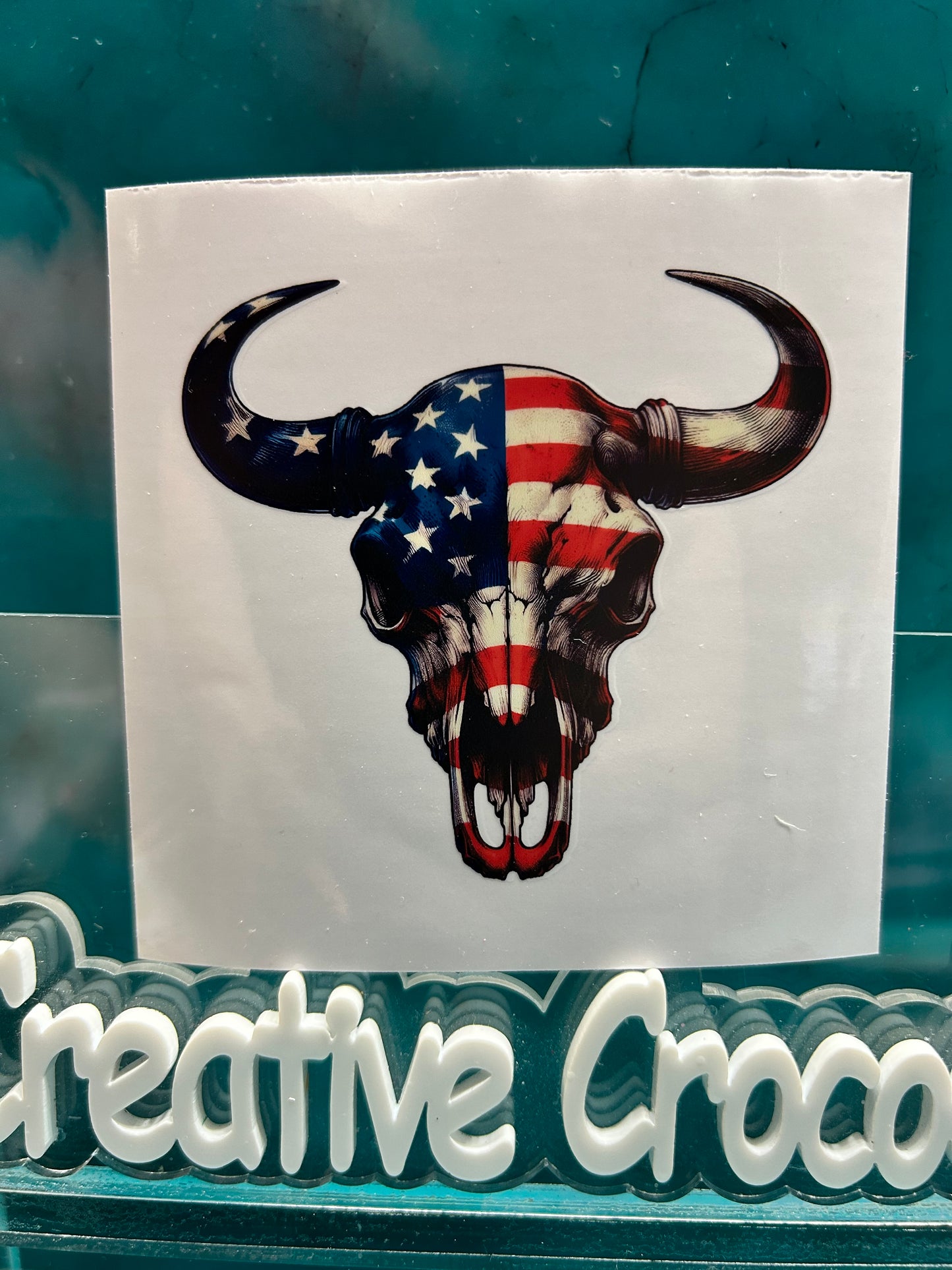 RWB Bull Skull