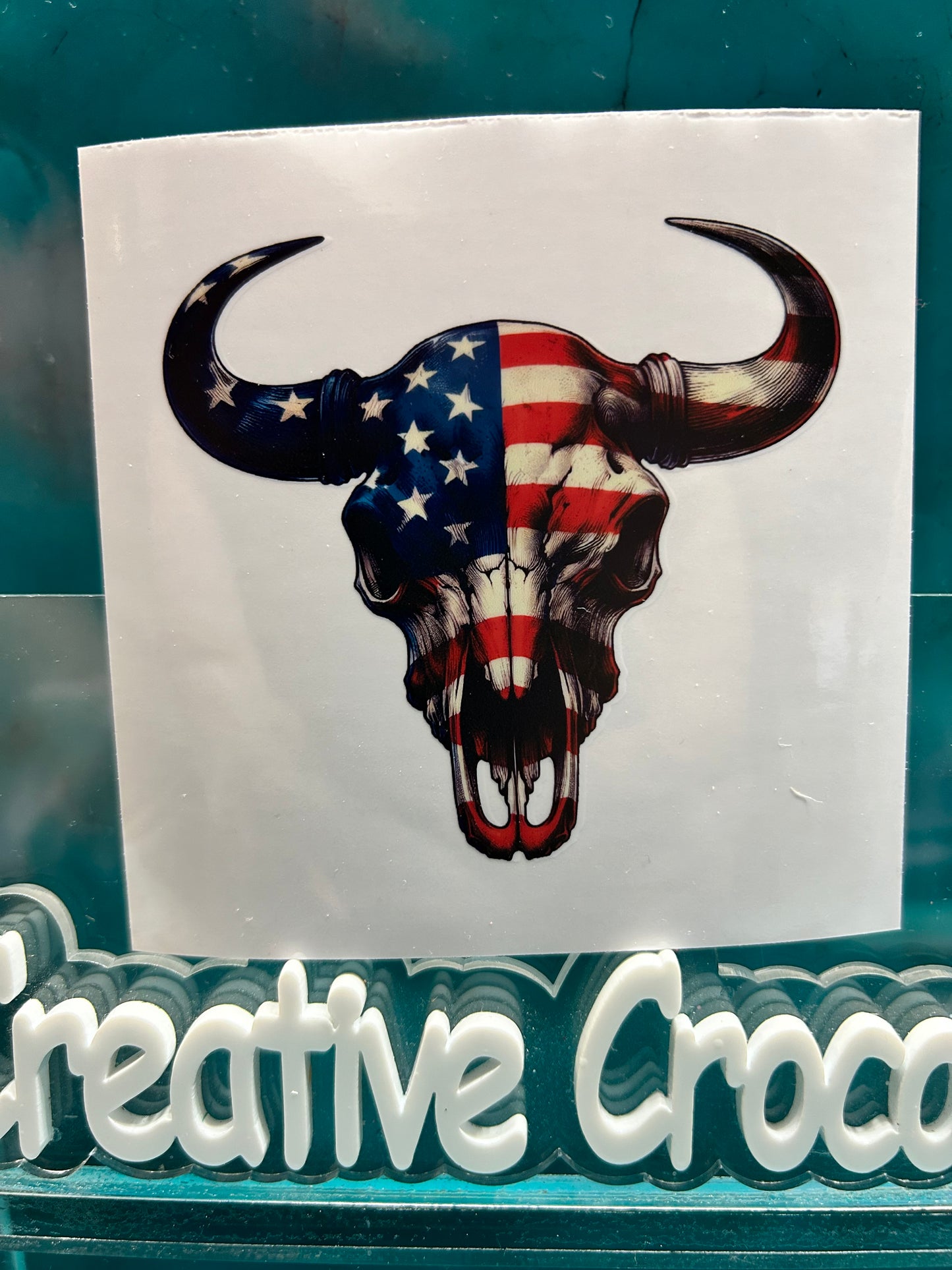 RWB Bull Skull