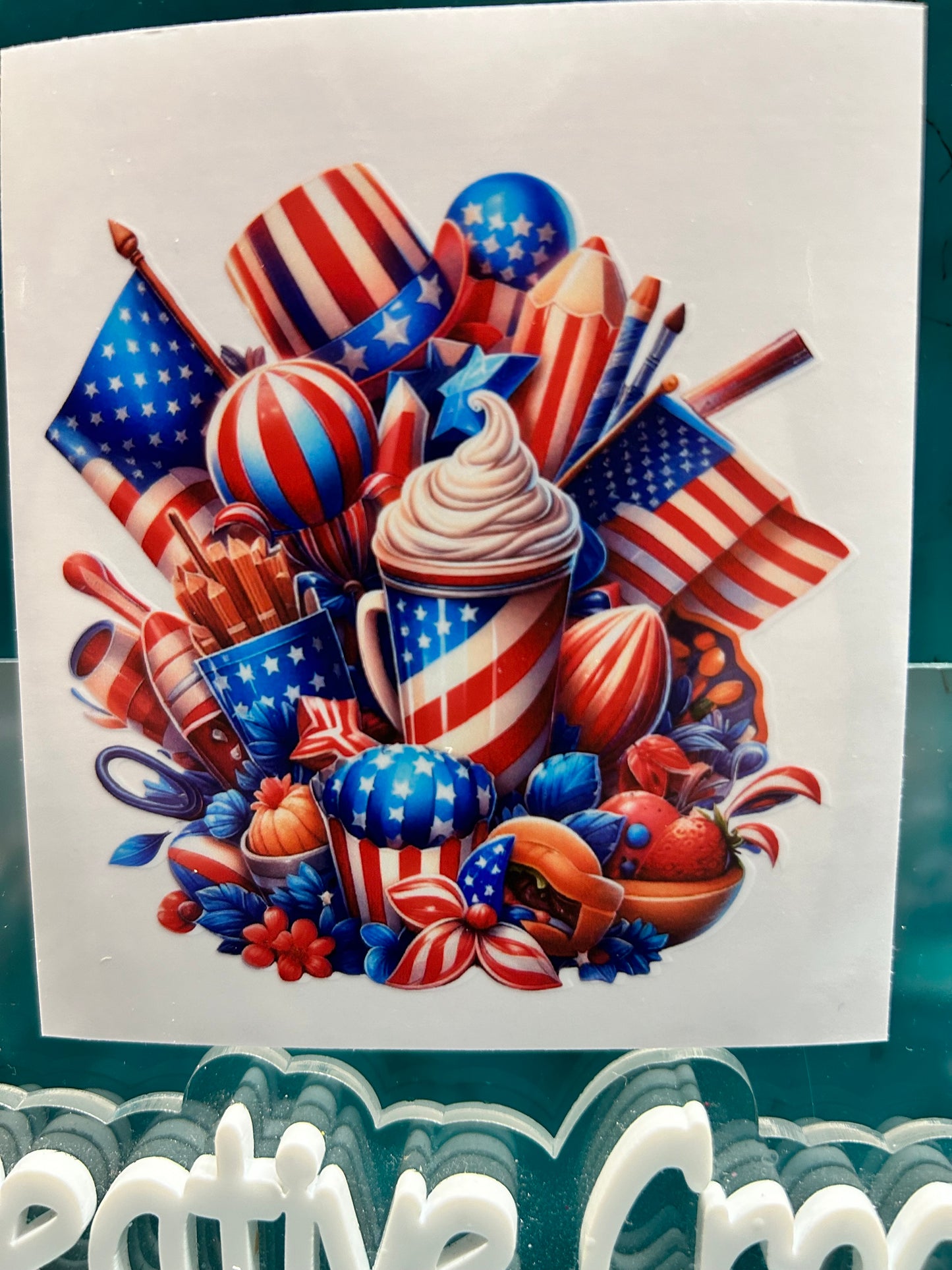 RWB Cupcake