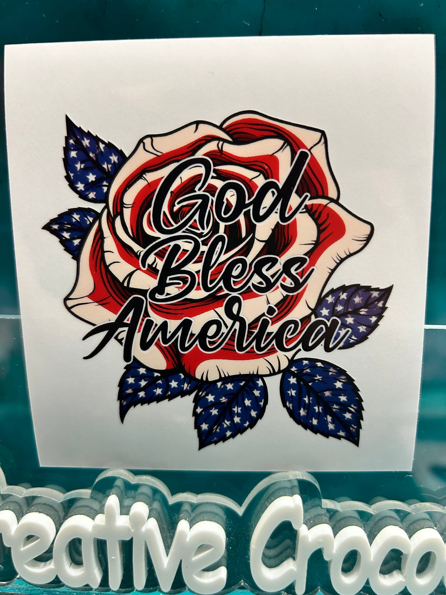 RWB God Bless America Rose