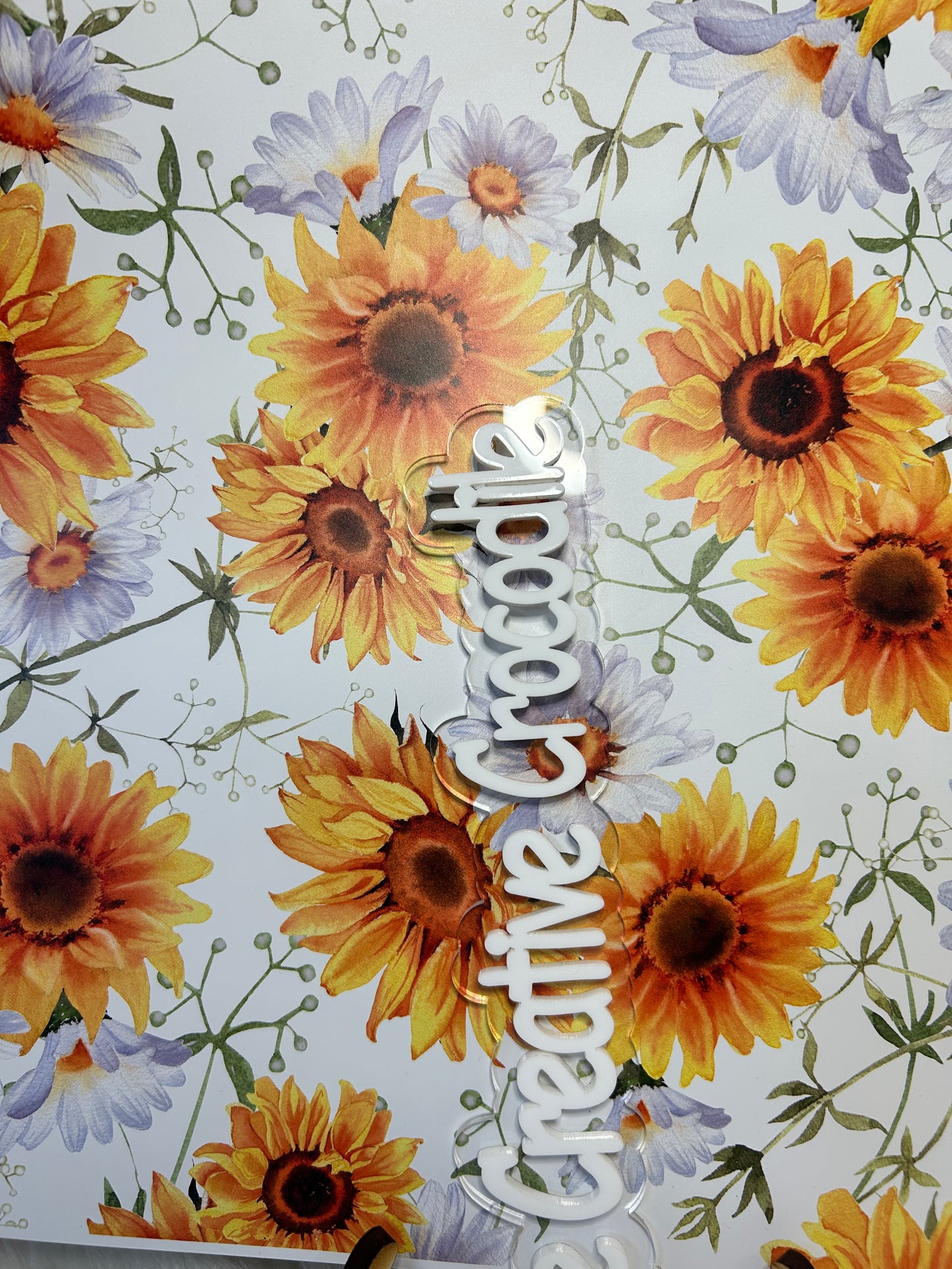 Sunflowers and daisy sheet