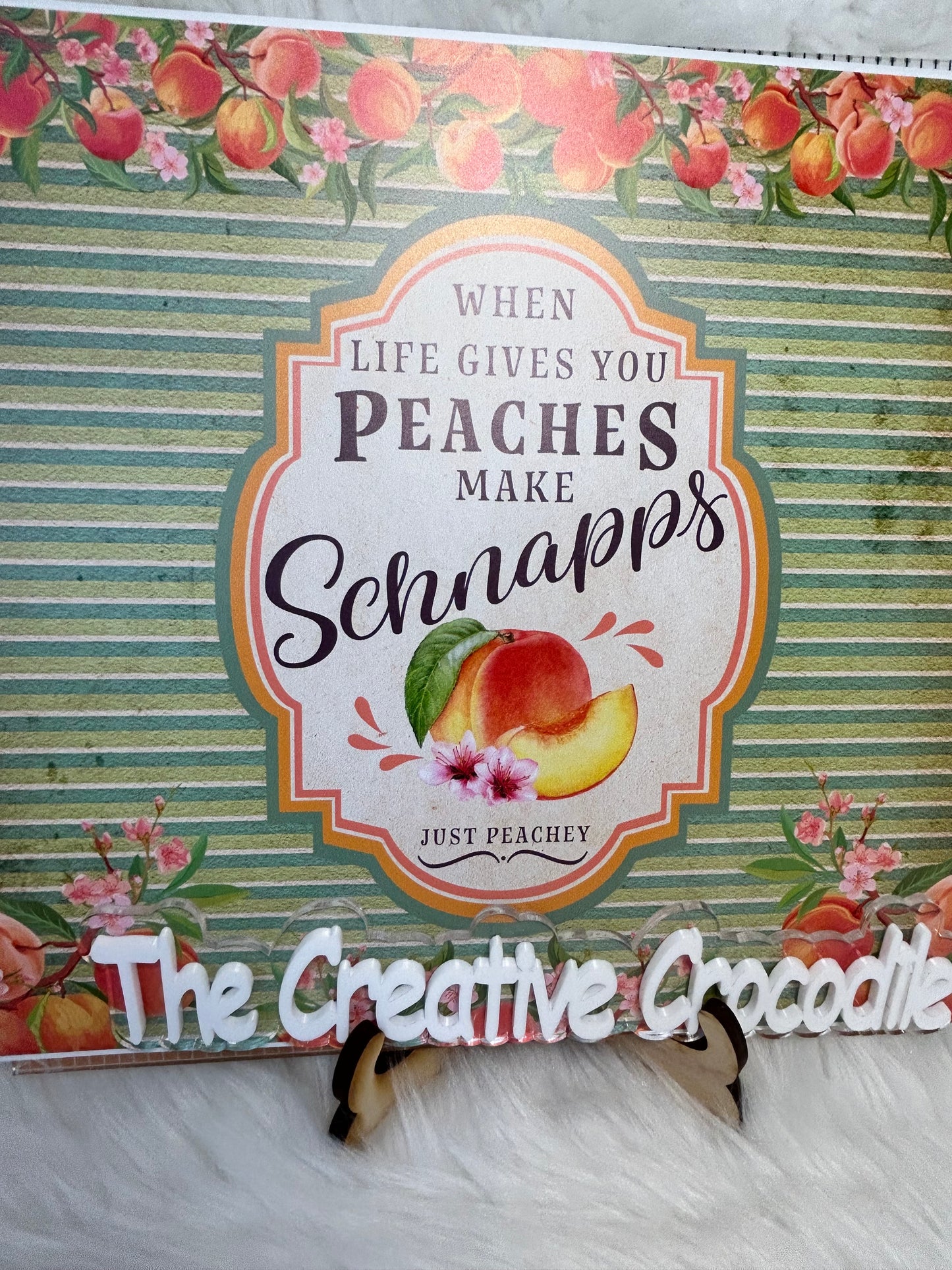 Peach Schnapps 20oz wrap