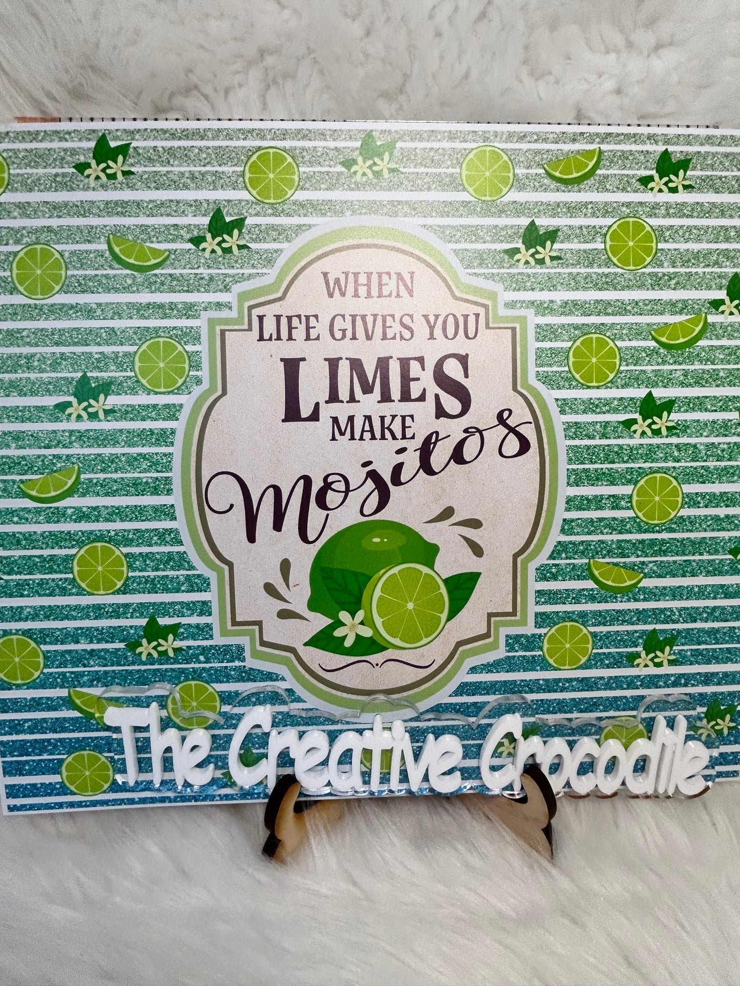 Limes make Mojitos 20oz wrap