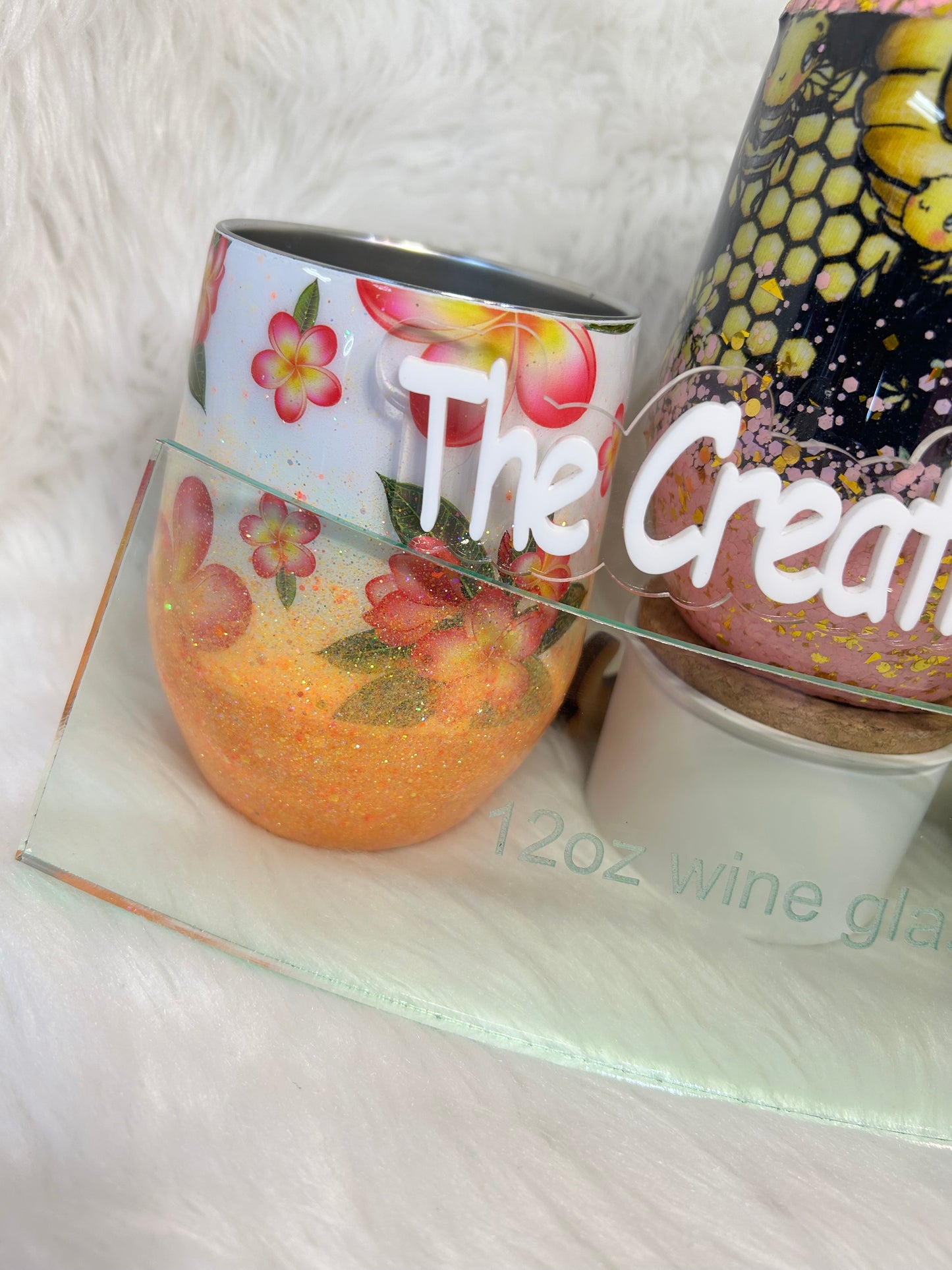 12oz Wine tumbler Acrylic Template