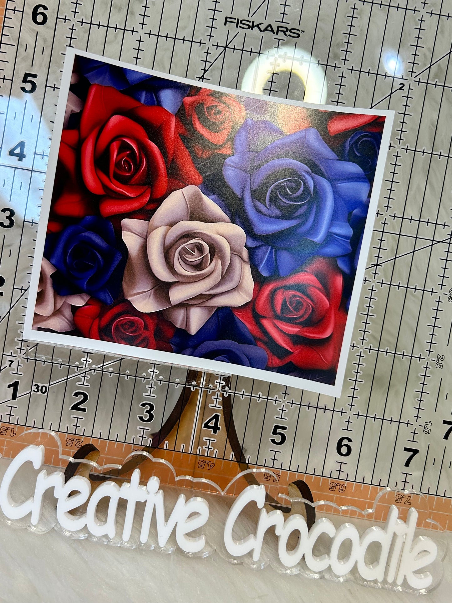 3D roses pen wrap