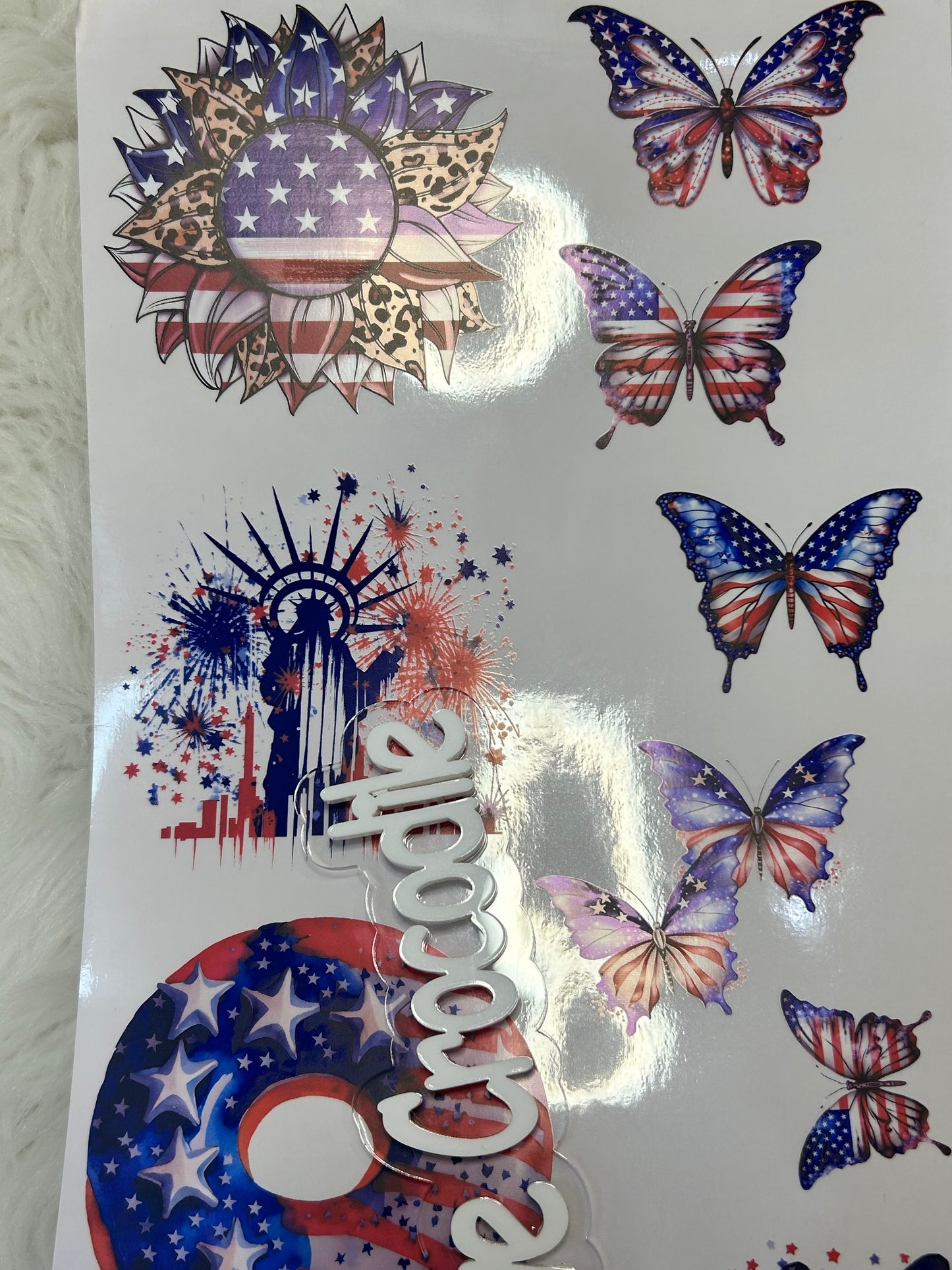 Lady Liberty element sheet