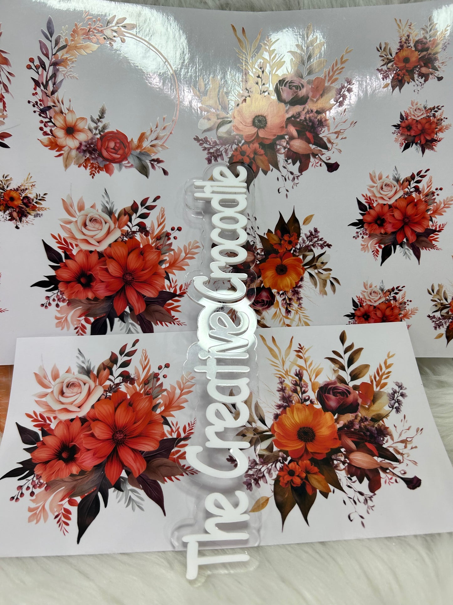 Fall floral elements
