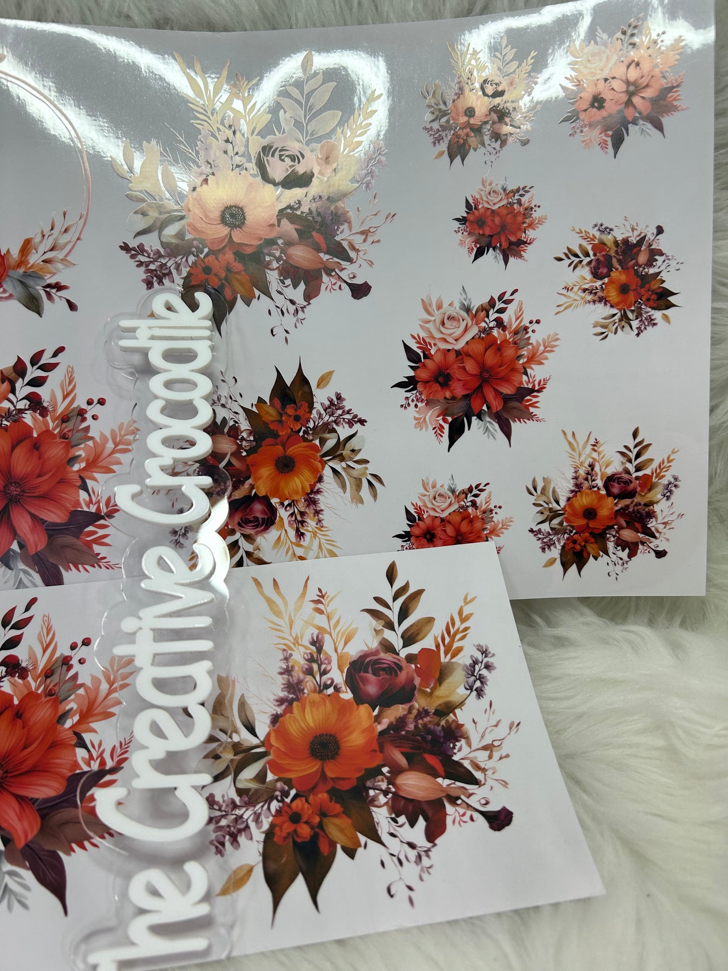 Fall floral elements