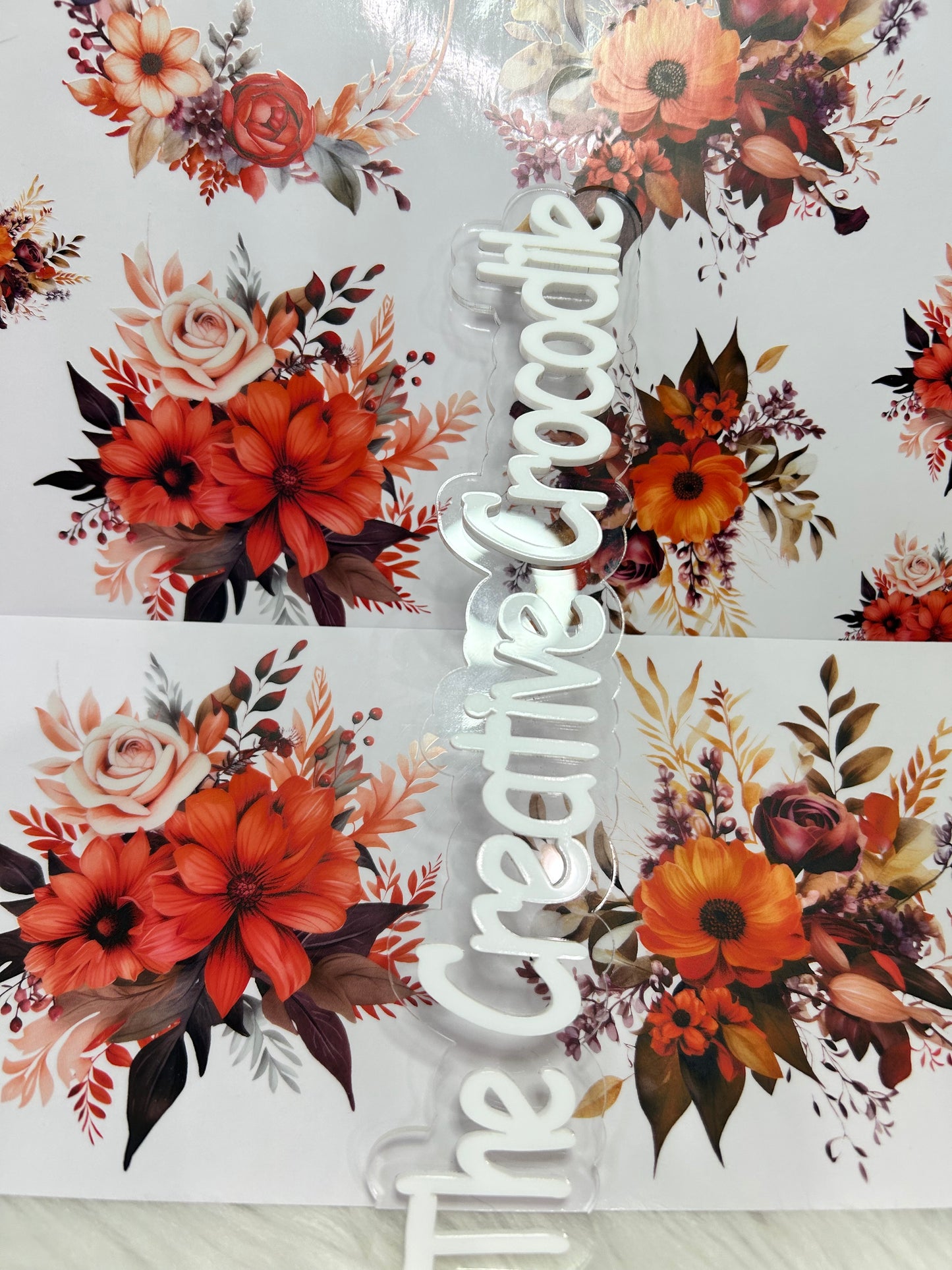Fall floral elements