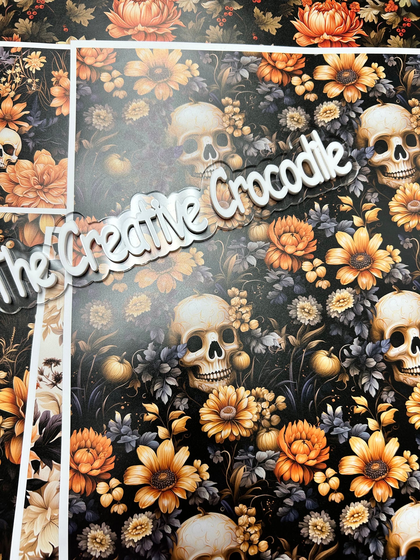 Vintage Halloween florals