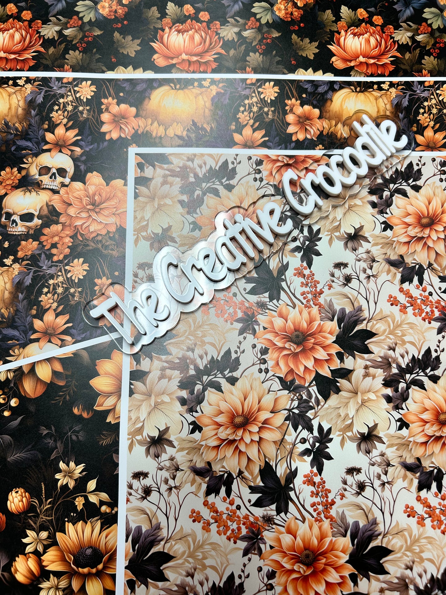 Vintage Halloween florals