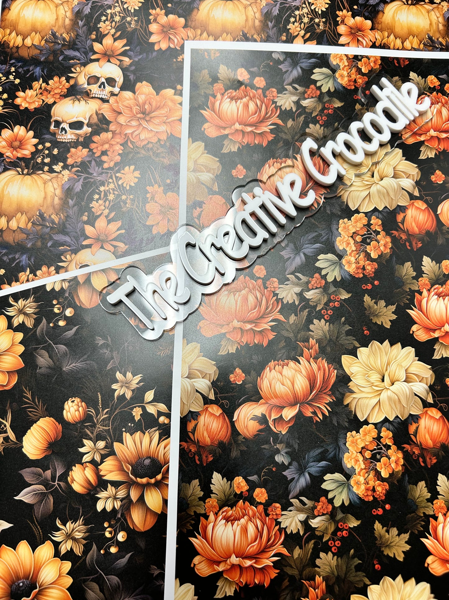 Vintage Halloween florals