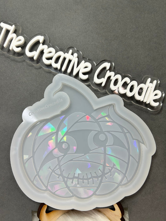 Mummy pumpkin holographic mold