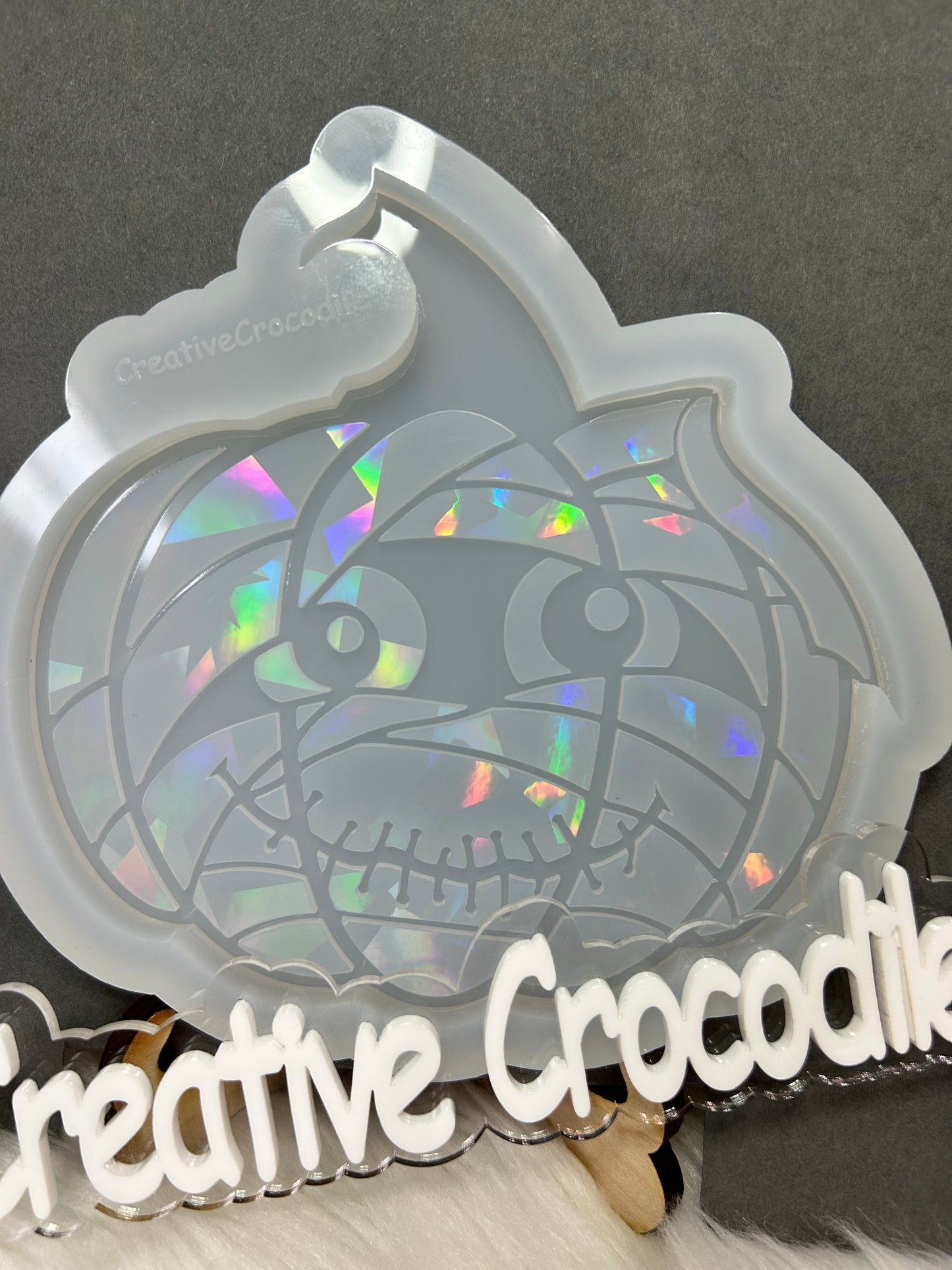 Mummy pumpkin holographic mold