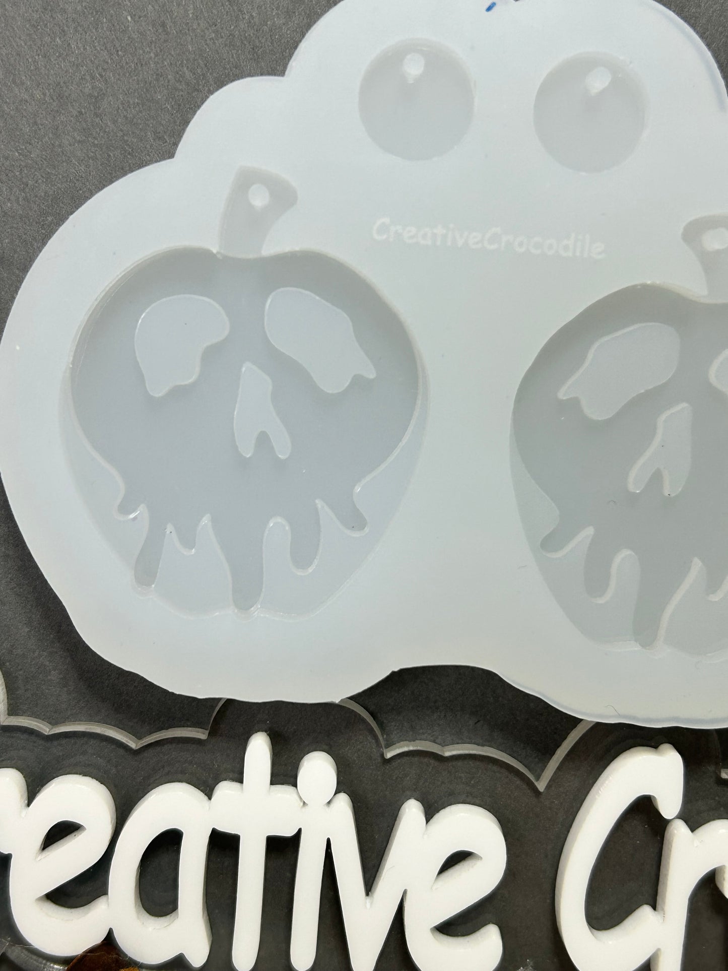 Poison apple earring mold