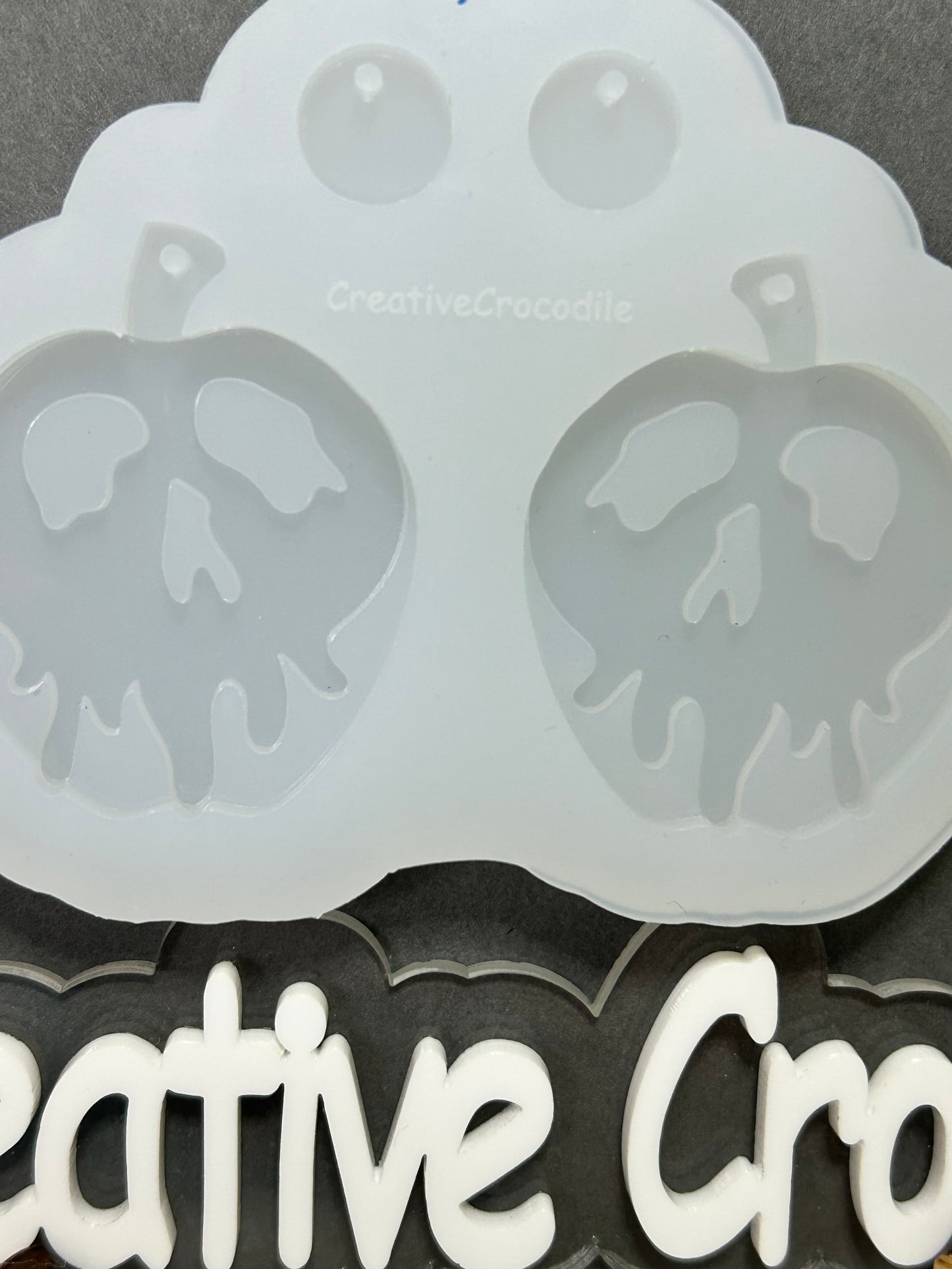 Poison apple earring mold