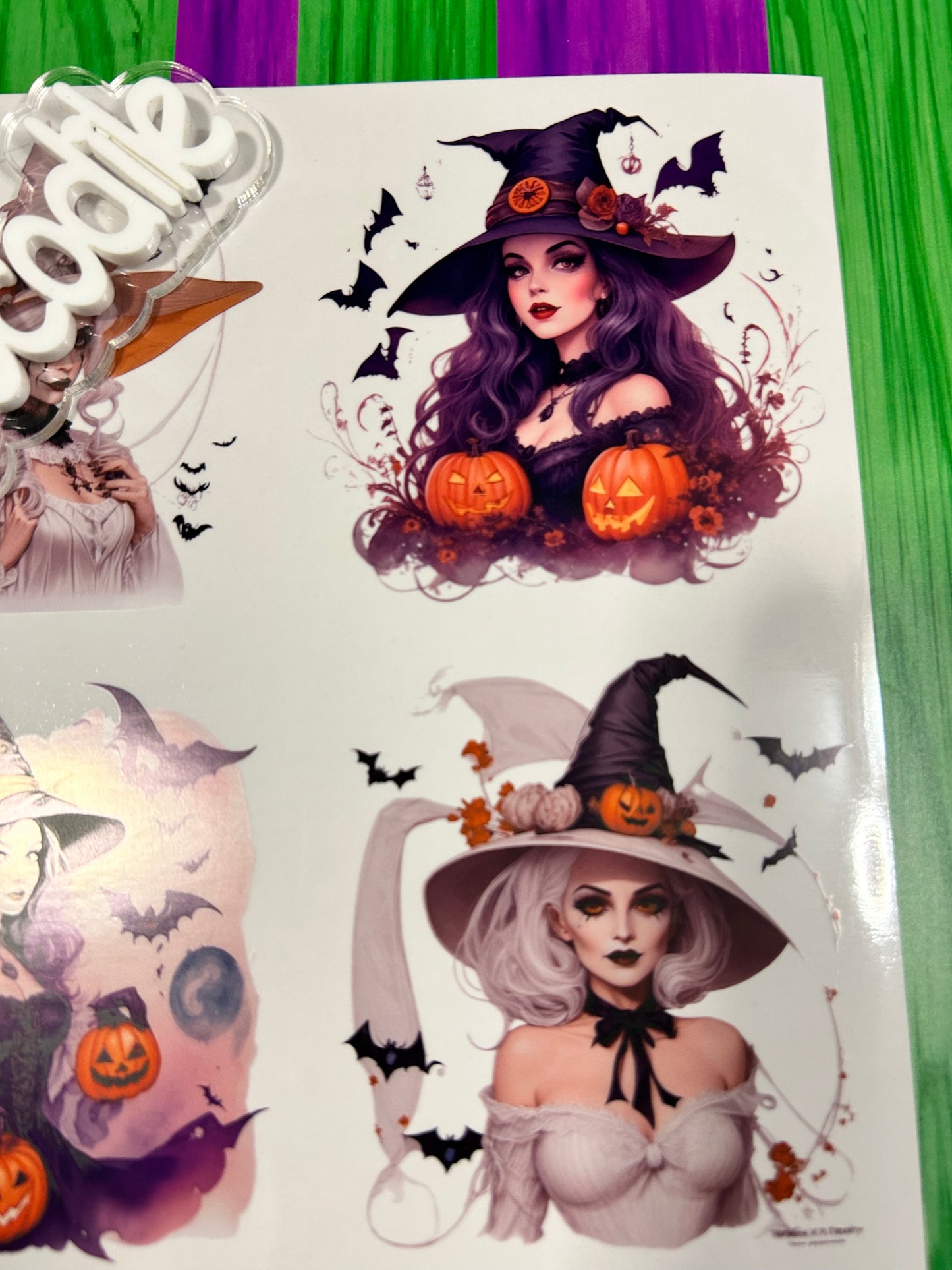 Witch decal sheet