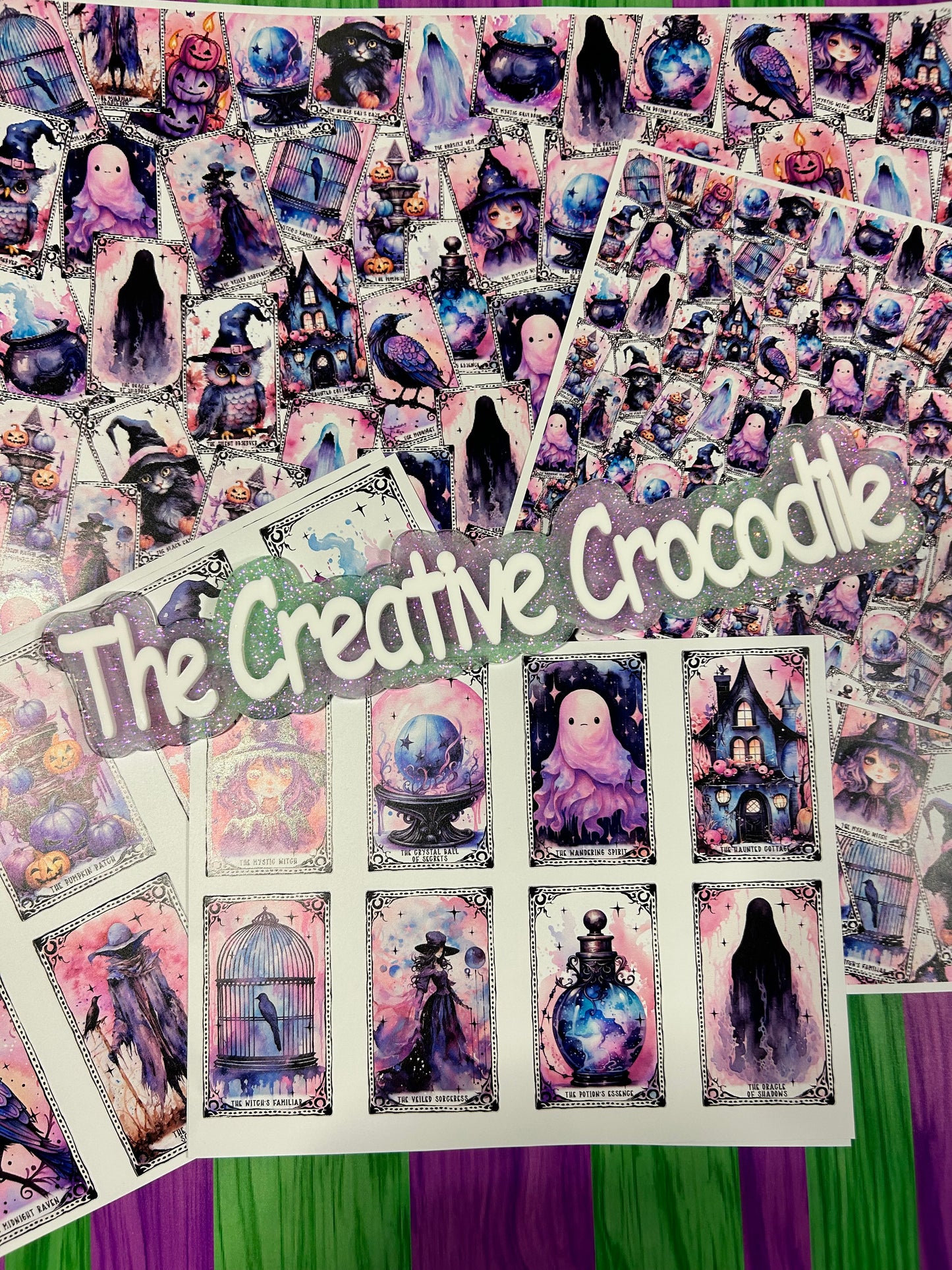 Purple and pink Tarot