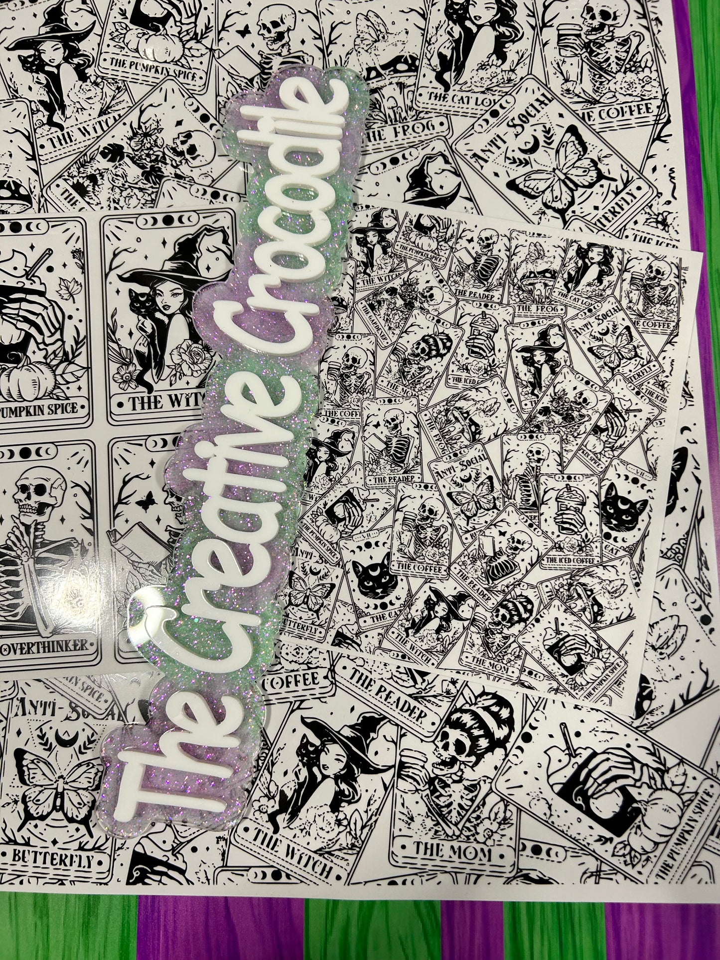 Tarot cards black