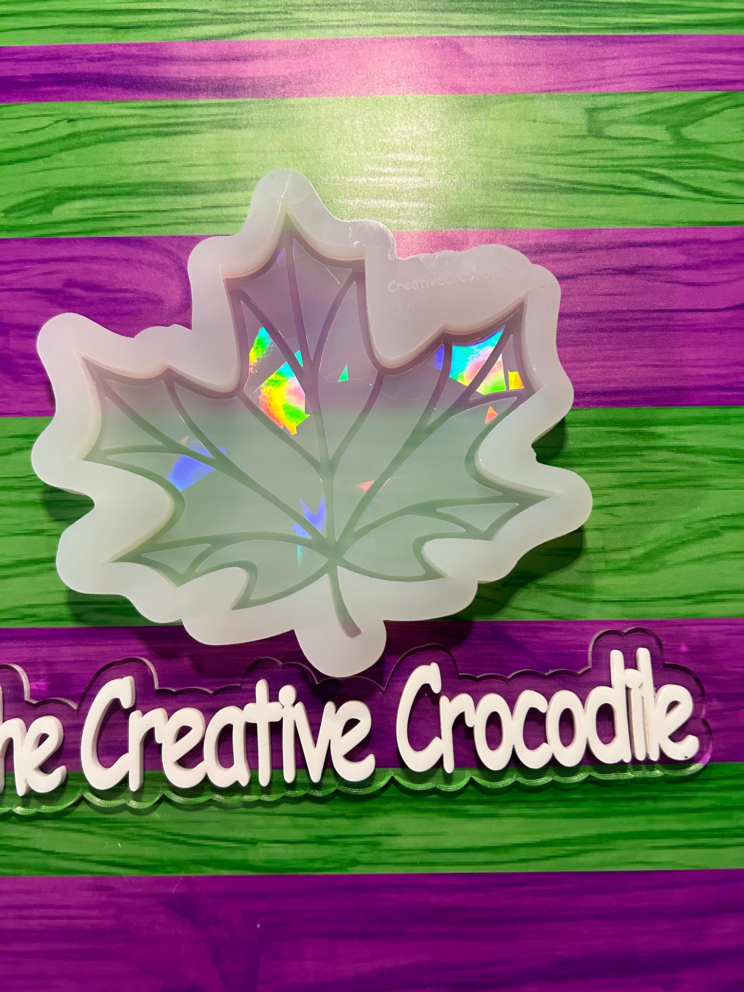 Maple Rainbow Holographic leaf mold