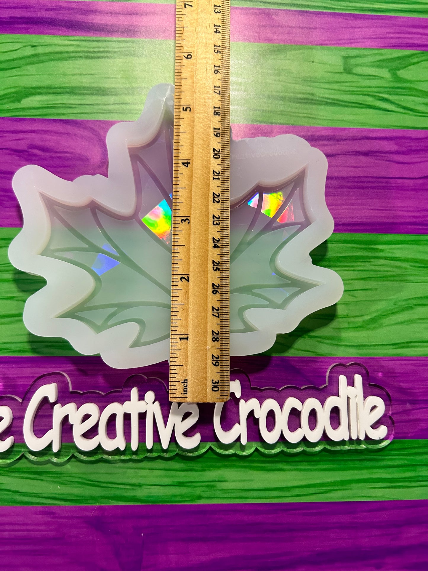 Maple Rainbow Holographic leaf mold
