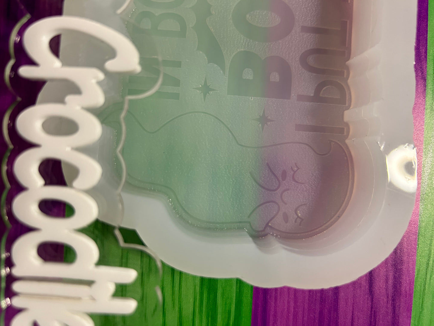 Boo in booty freshie mold