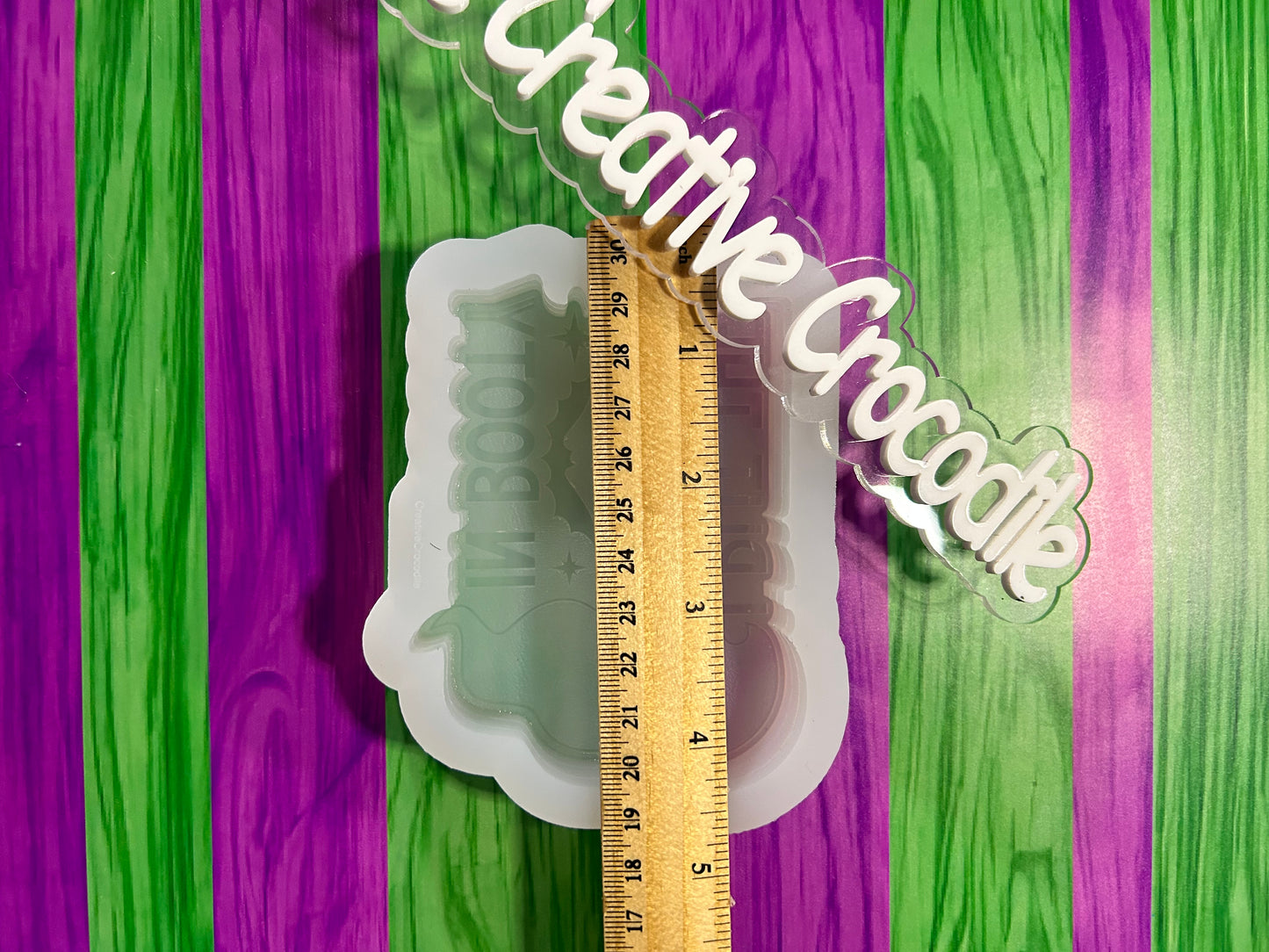 Boo in booty freshie mold