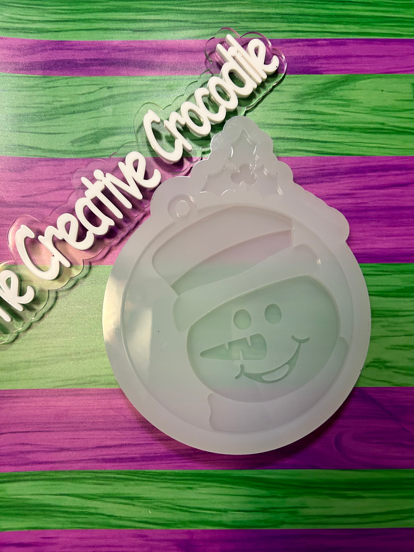 Snowman layer Ornament mold