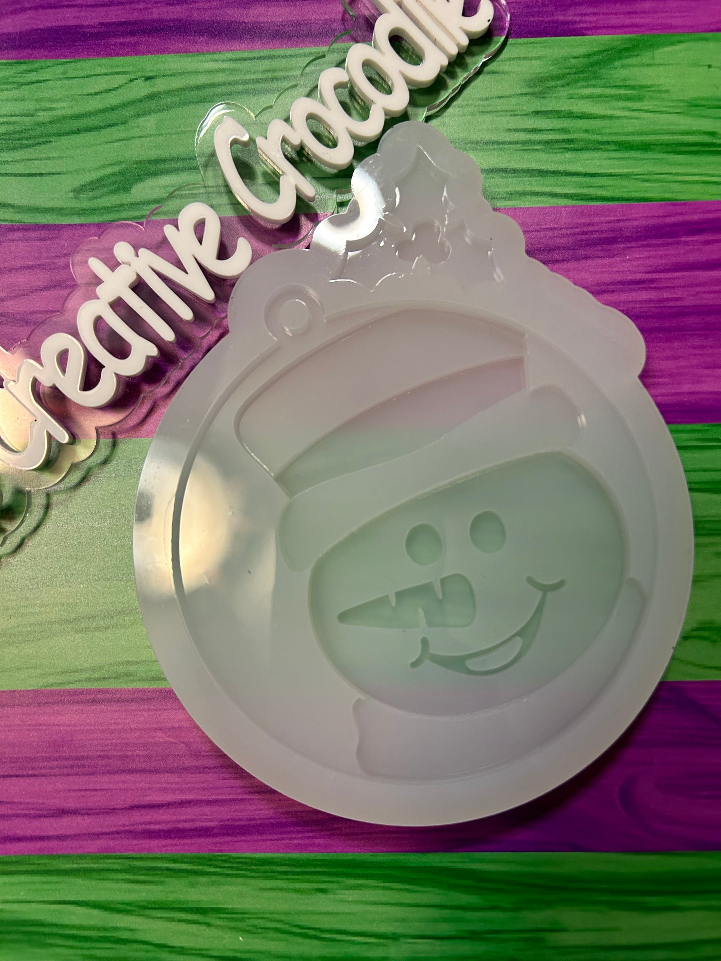 Snowman layer Ornament mold