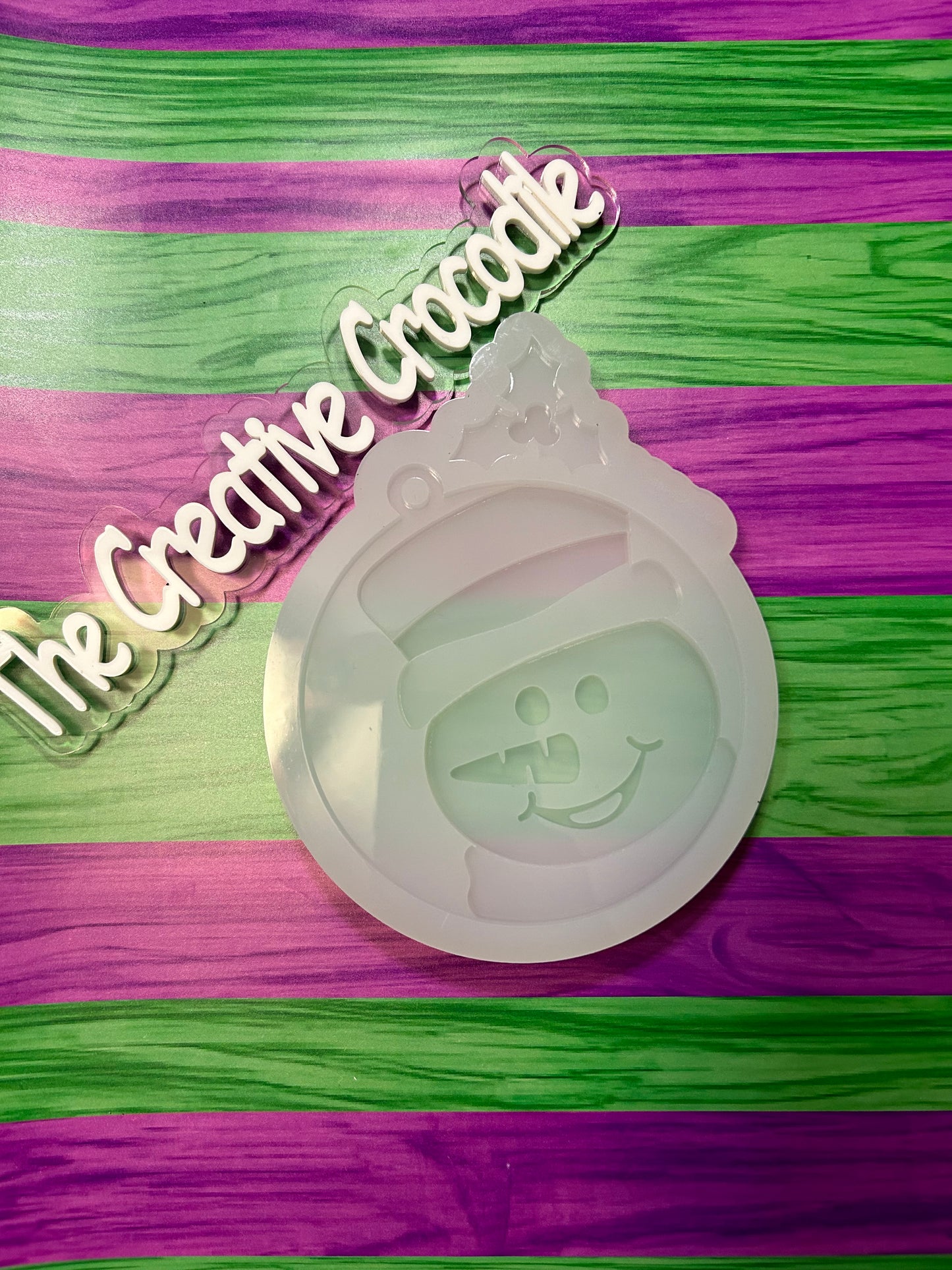 Snowman layer Ornament mold