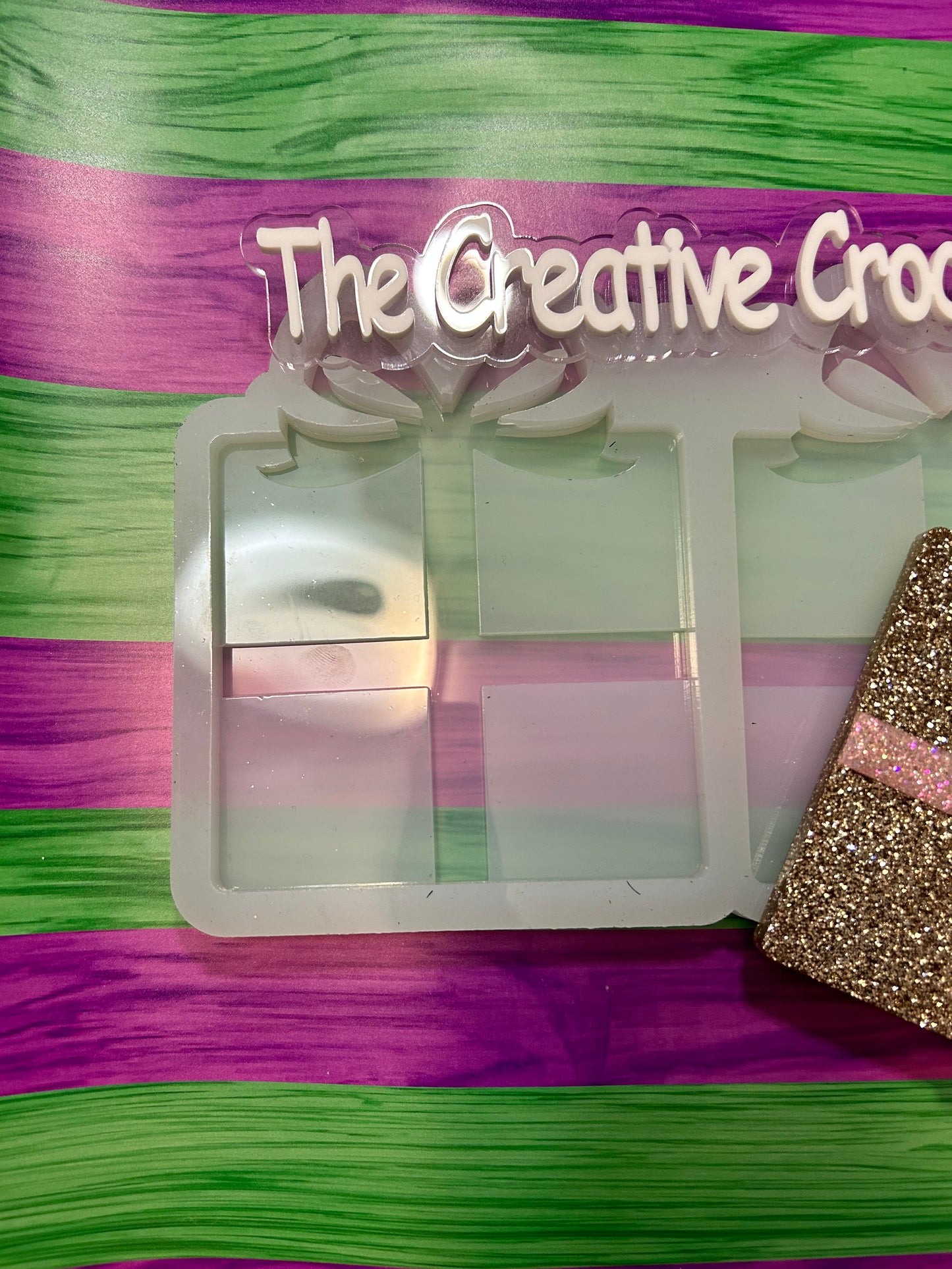 Present Coaster Mold