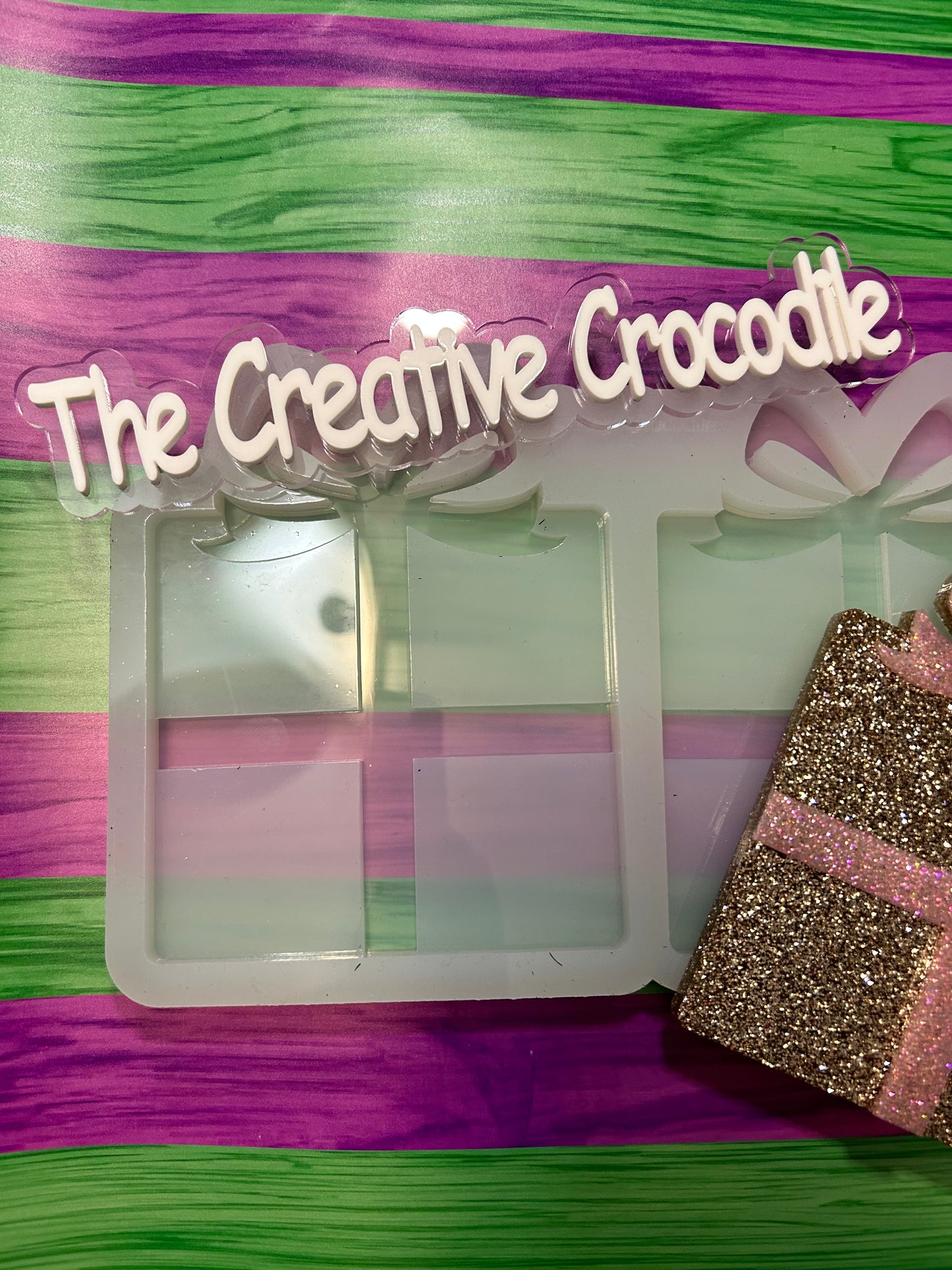 Present Coaster Mold