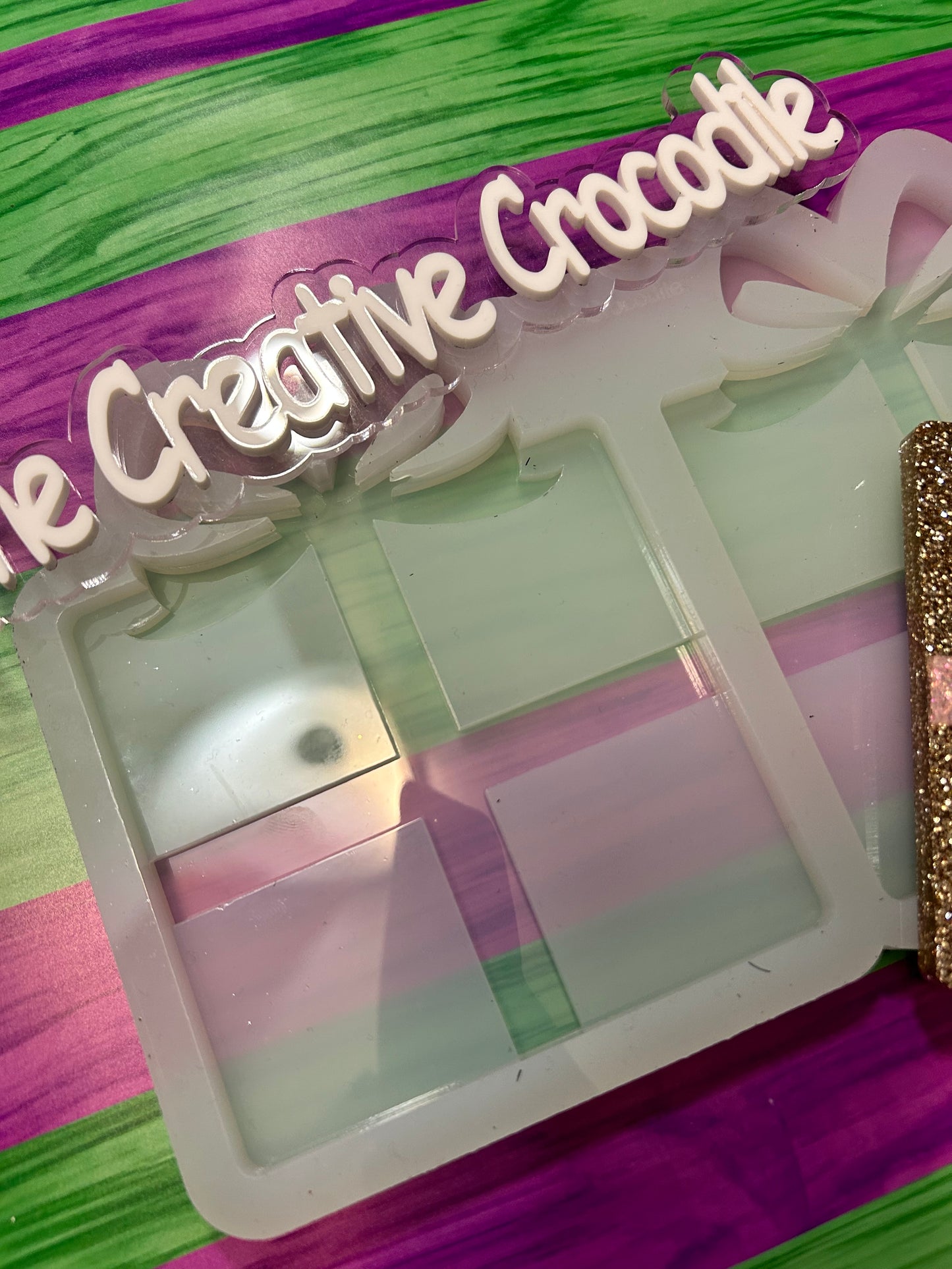 Present Coaster Mold