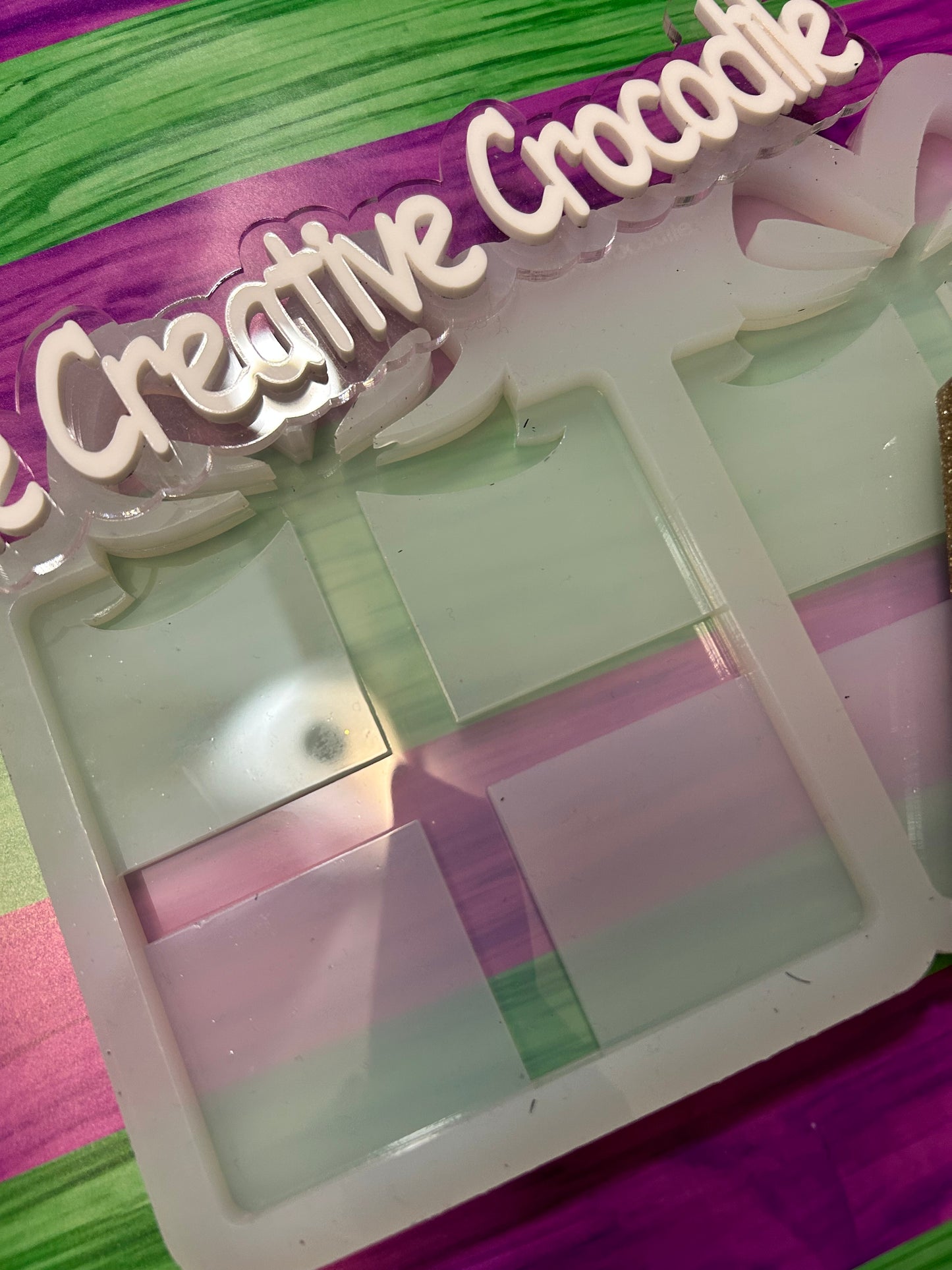 Present Coaster Mold