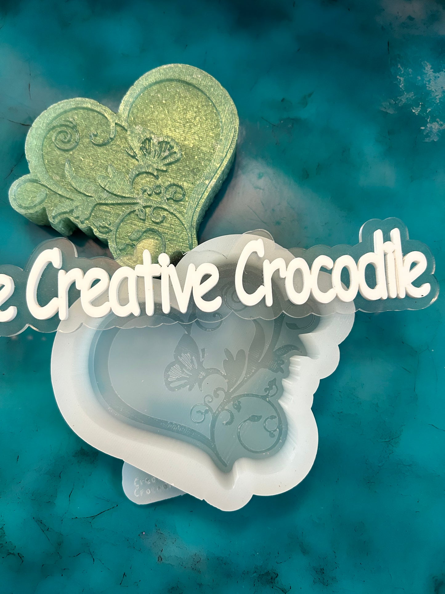 Butterfly Heart Freshie Mold