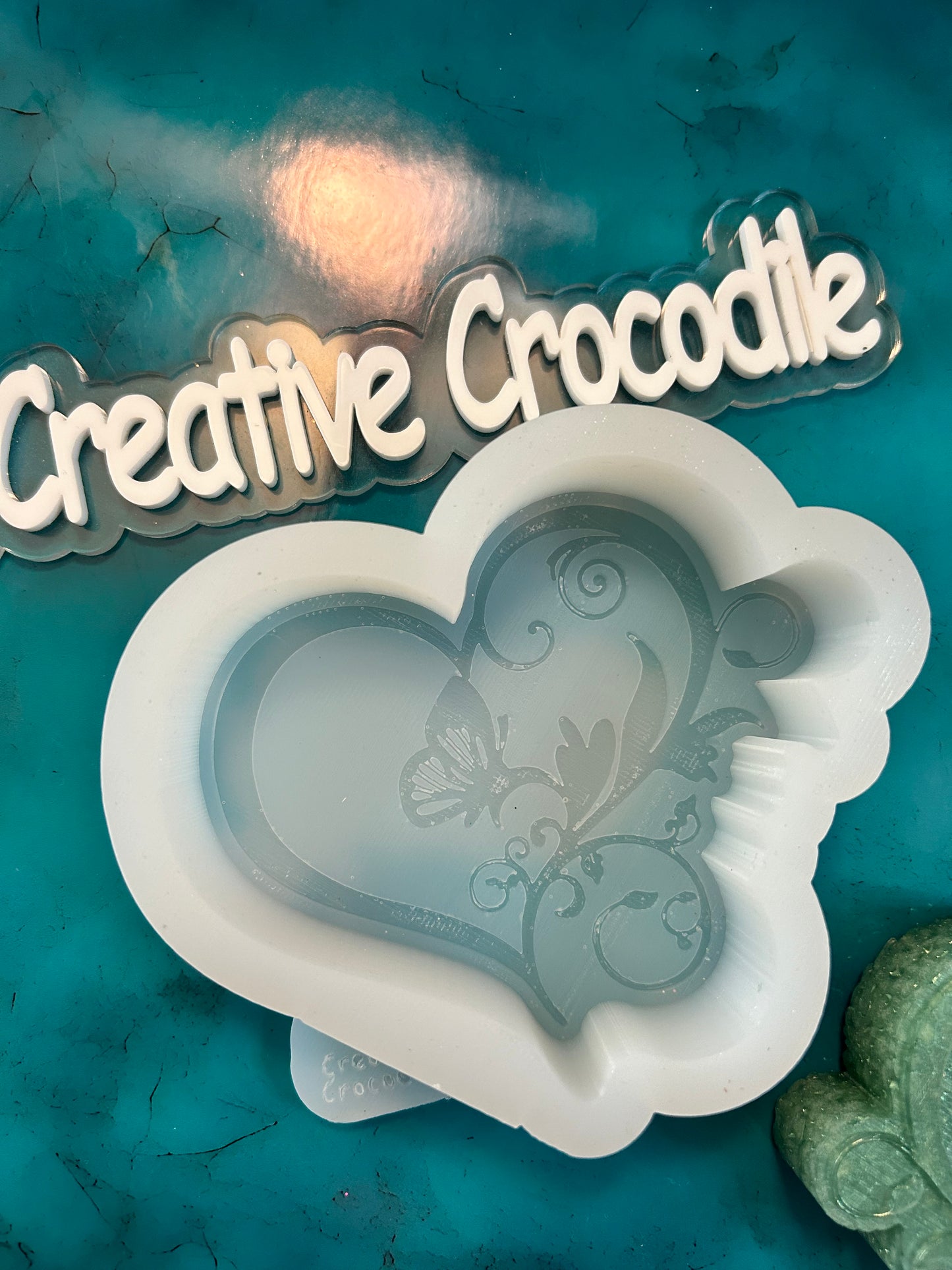 Butterfly Heart Freshie Mold