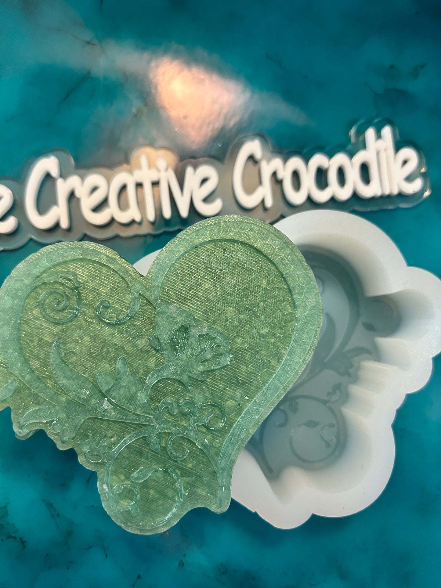Butterfly Heart Freshie Mold