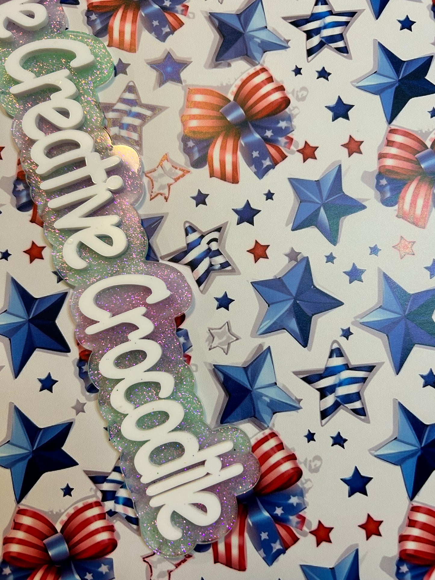 Patriotic bows and stars