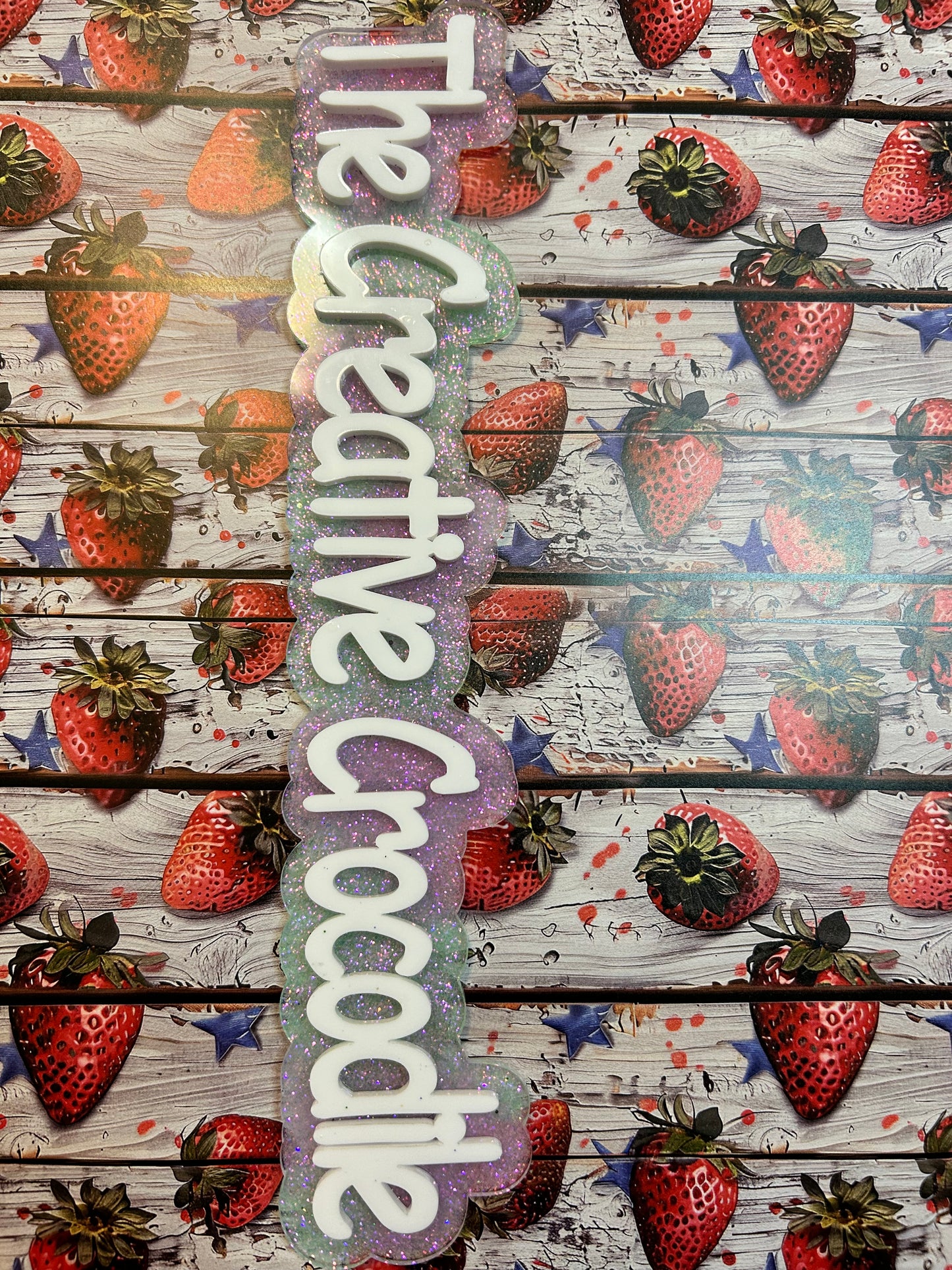 Strawberries Woodgrain