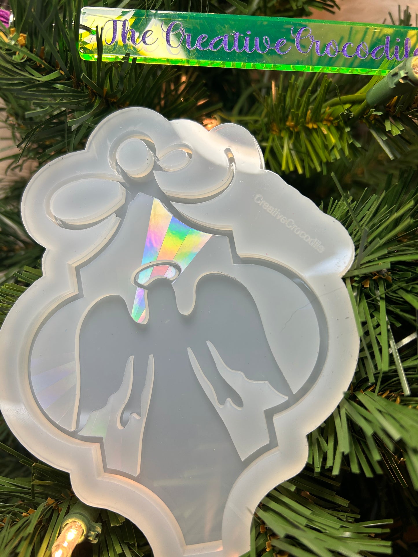 Rainbow Holographic Angel Mold