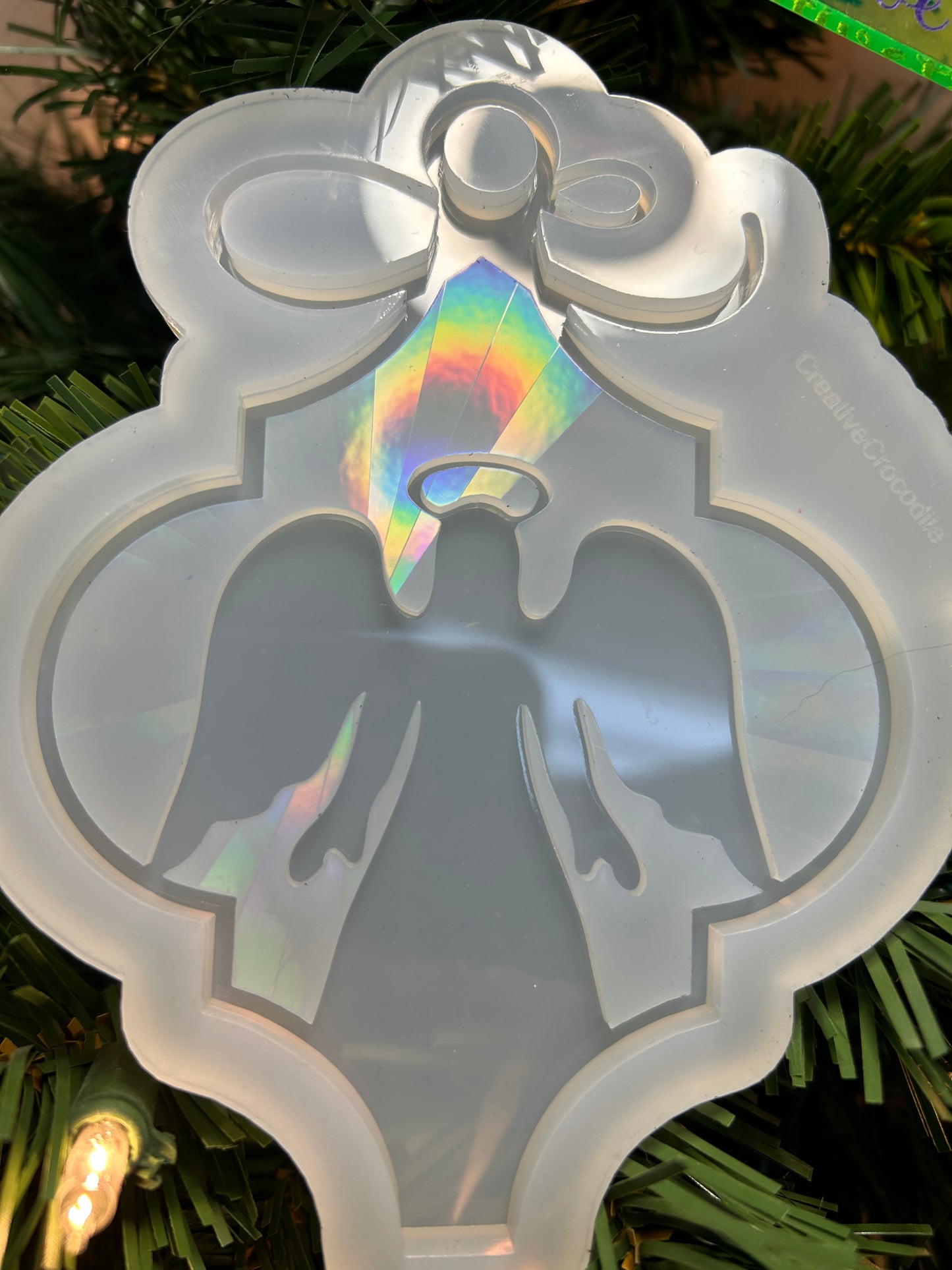 Rainbow Holographic Angel Mold