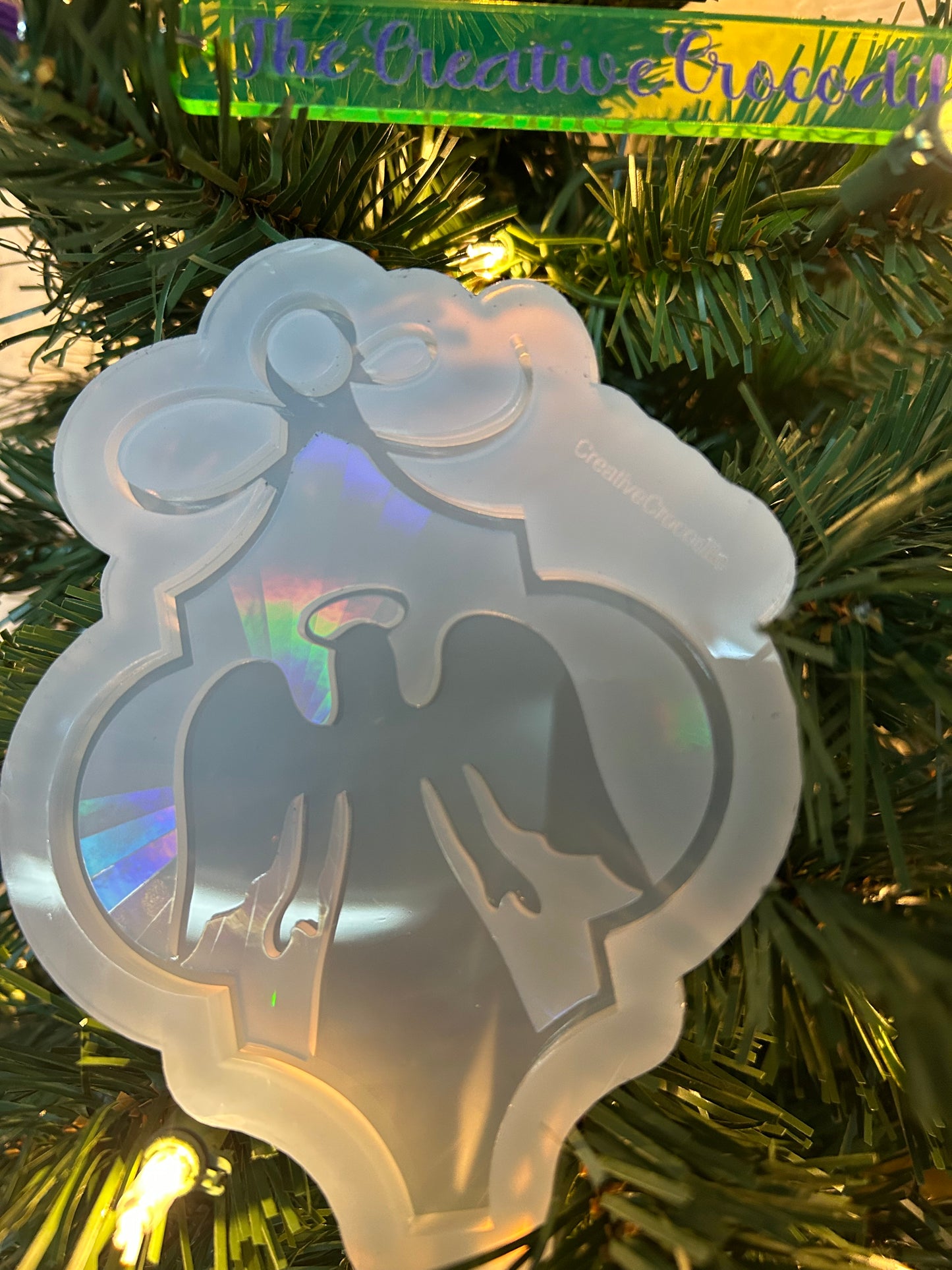 Rainbow Holographic Angel Mold