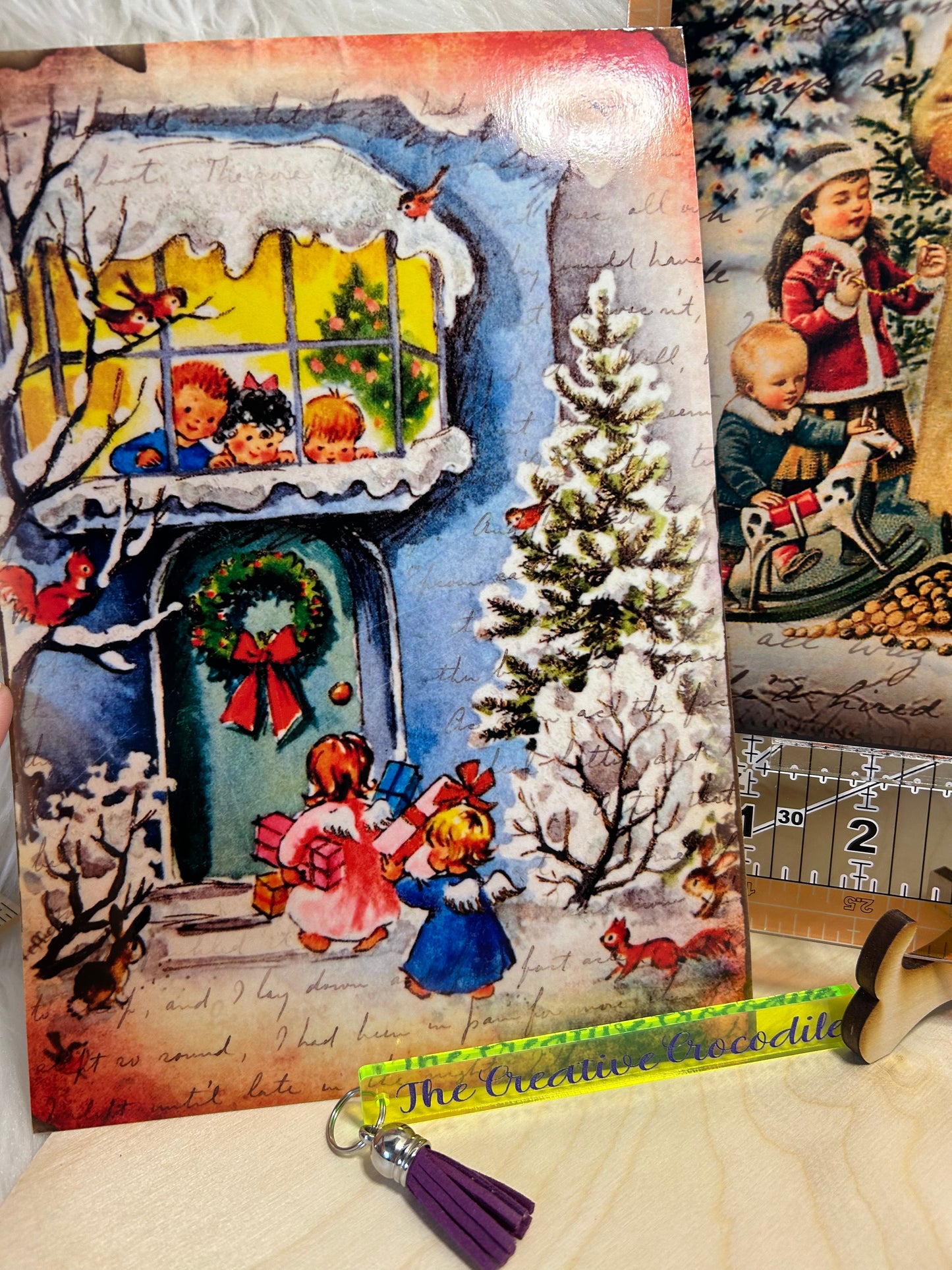 Vintage Angel snow kids 3/4 Wrap