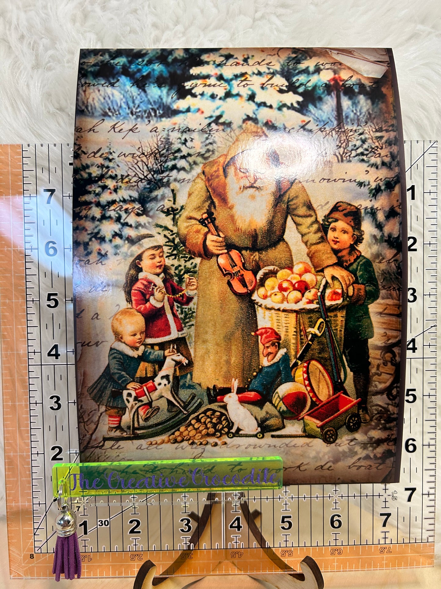 Vintage Santa 3/4 Wrap