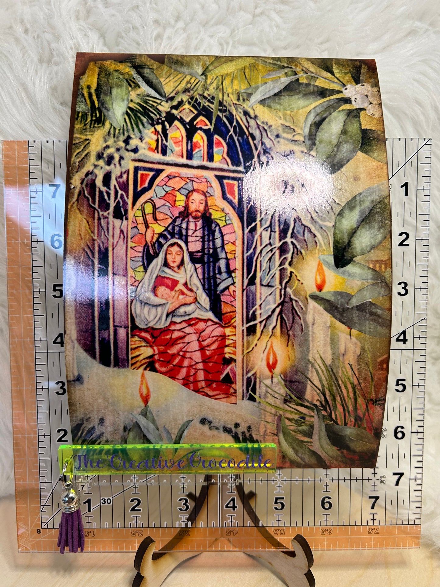 Vintage Nativity 3/4 Wrap