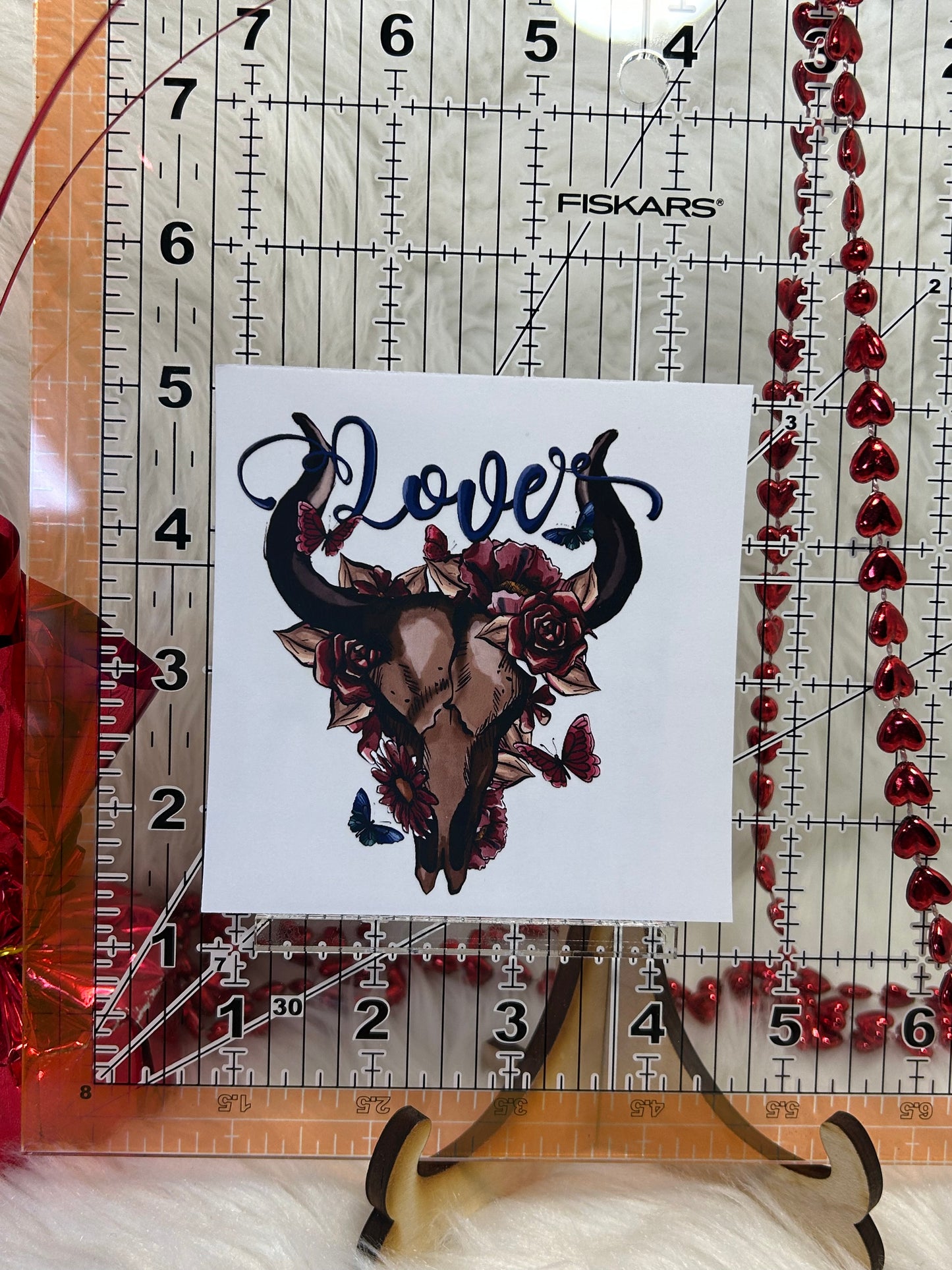 Love Cow Skull
