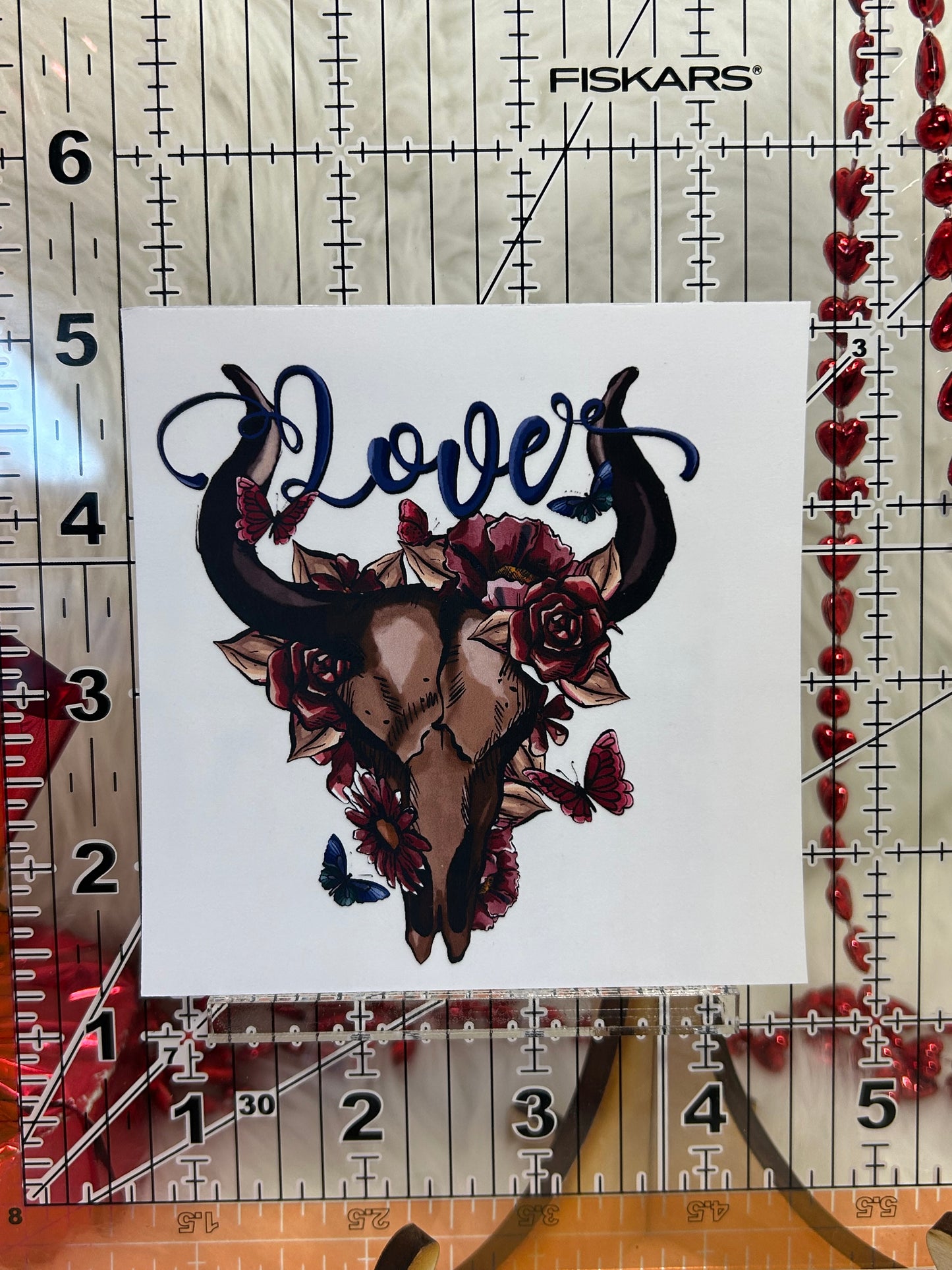 Love Cow Skull