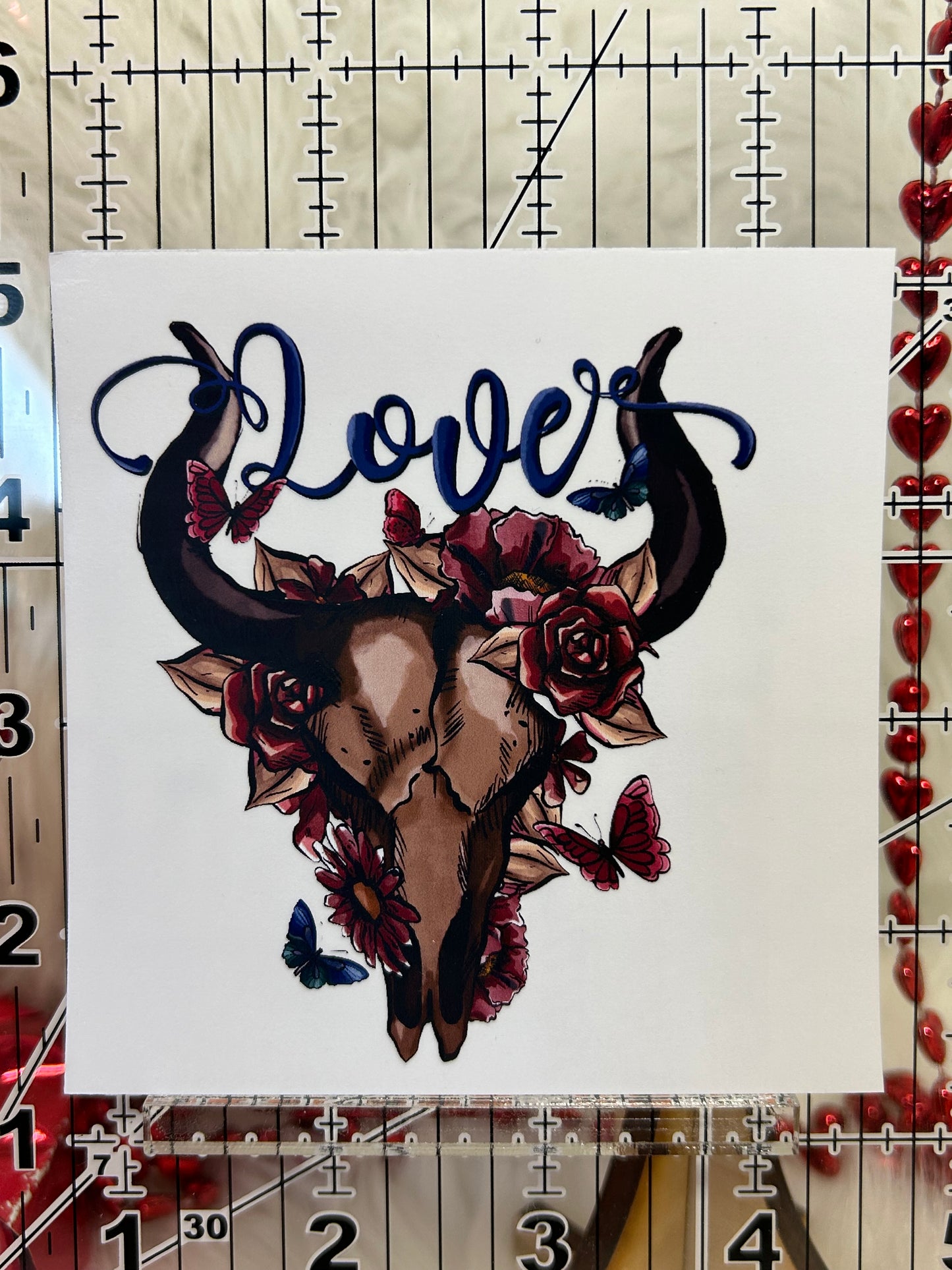 Love Cow Skull