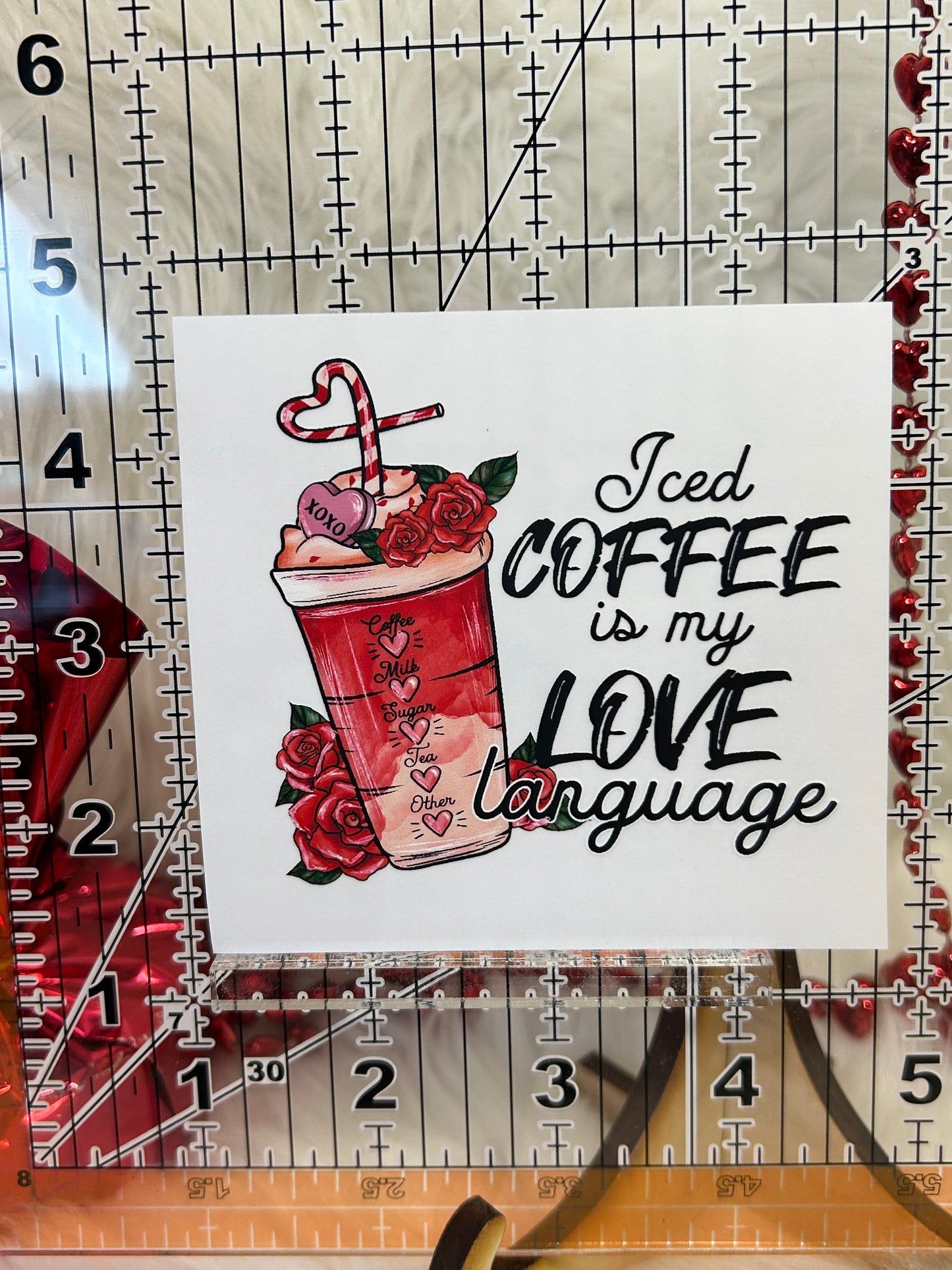 iced coffee love language