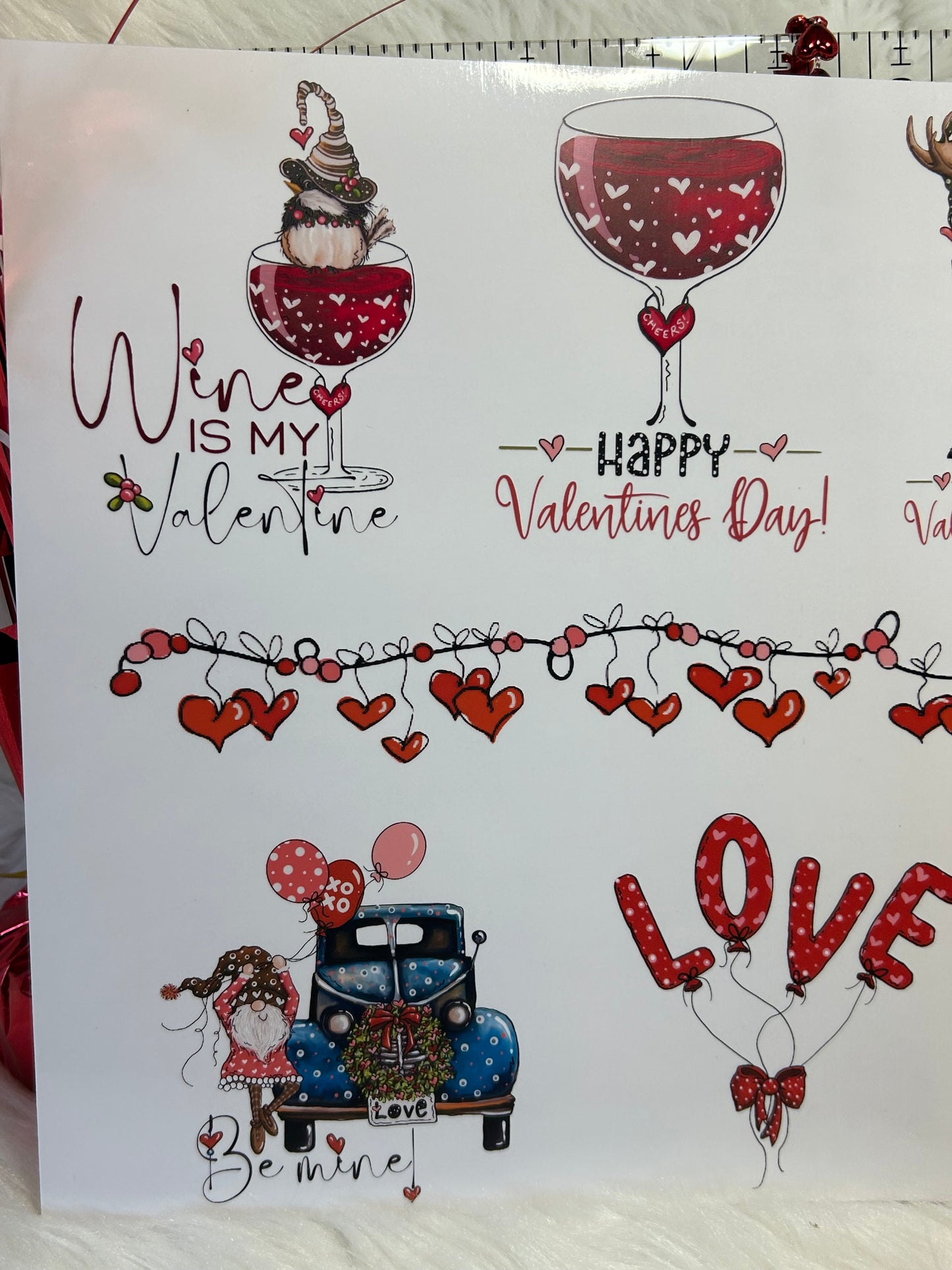 Valentine's Decal Sheet